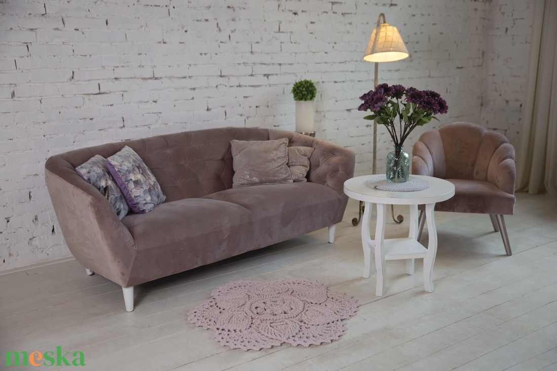 Horgolt szőnyeg Flower d90 - púder - otthon & életmód - lakástextil - szőnyeg - horgolt szőnyeg - Meska.hu Horgolt szőnyeg Flower d90 - púder - otthon & életmód - lakástextil - szőnyeg - horgolt szőnyeg - Meska.hu