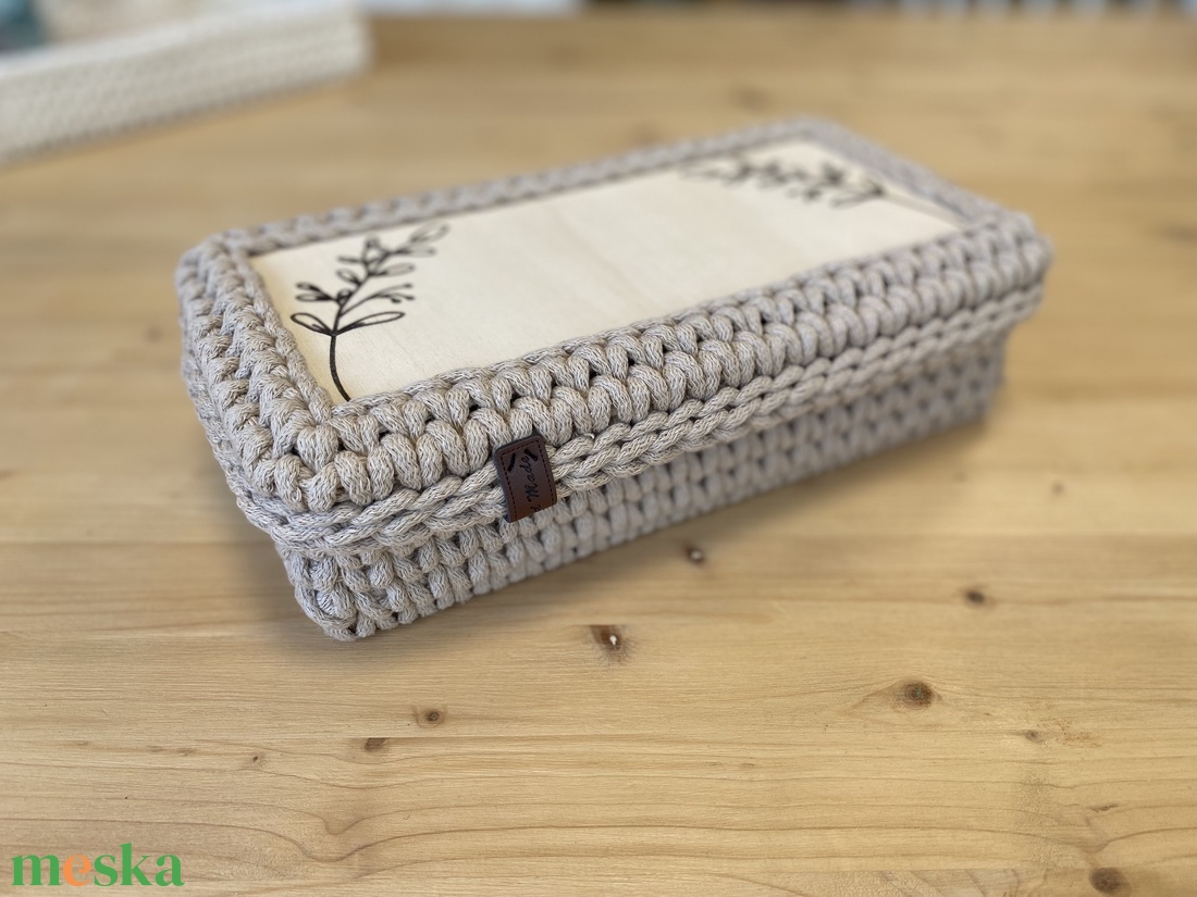 Papírzsebkendő tartó - karamell - otthon & életmód - tárolás & rendszerezés - zsebkendőtartó - Meska.hu