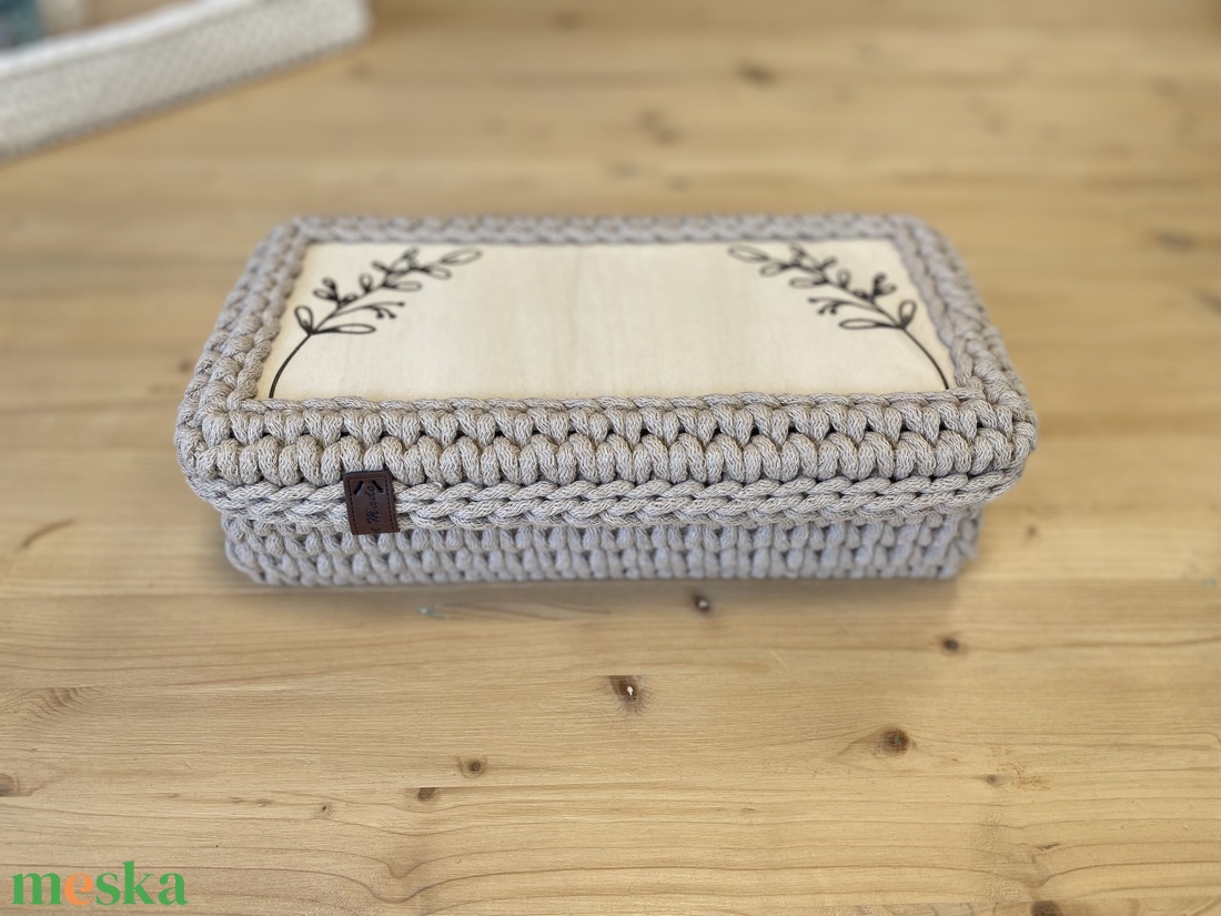 Papírzsebkendő tartó - karamell - otthon & életmód - tárolás & rendszerezés - zsebkendőtartó - Meska.hu