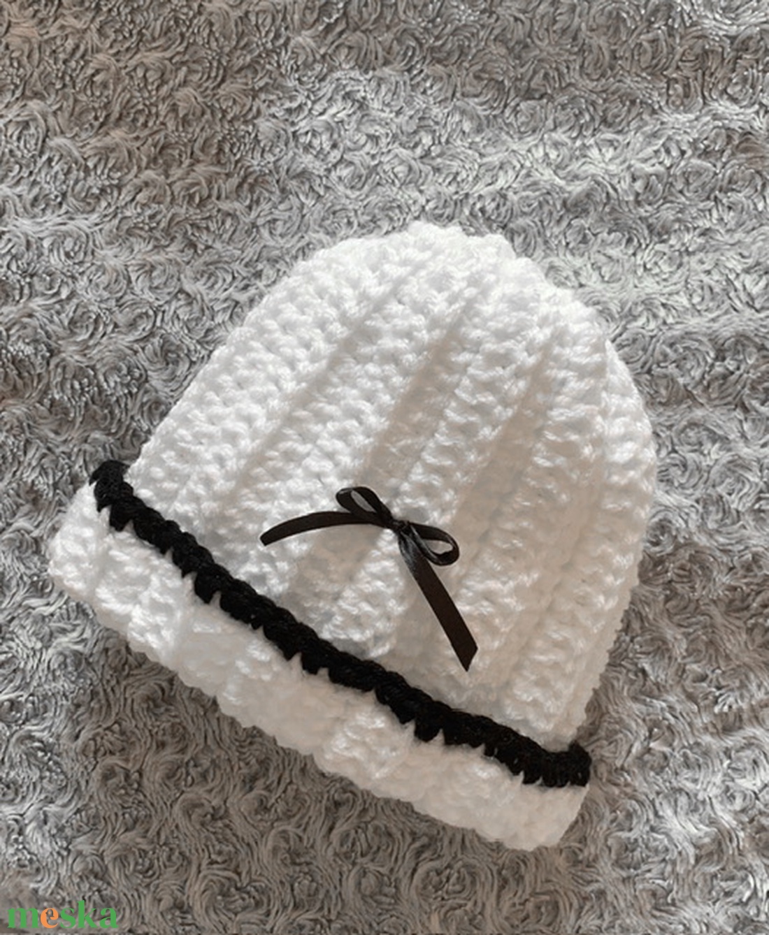 Horgolt masnis beanie sapka - ruha & divat - sál, sapka, kendő - sapka - Meska.hu Horgolt masnis beanie sapka - ruha & divat - sál, sapka, kendő - sapka - Meska.hu