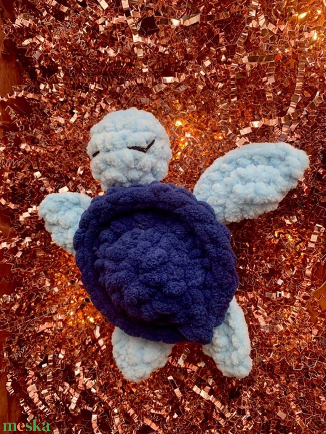 Horgolt kisteknős plüss állat - játék & sport - plüssállat & játékfigura - plüss mesefigurák - Meska.hu