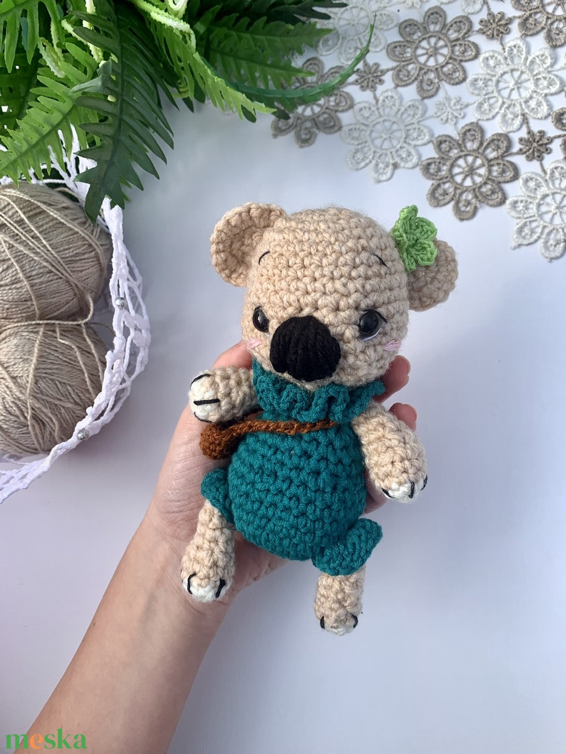 Horgolt koala baba plüss ruhában - játék & sport - plüssállat & játékfigura - maci - Meska.hu Horgolt koala baba plüss ruhában - játék & sport - plüssállat & játékfigura - maci - Meska.hu
