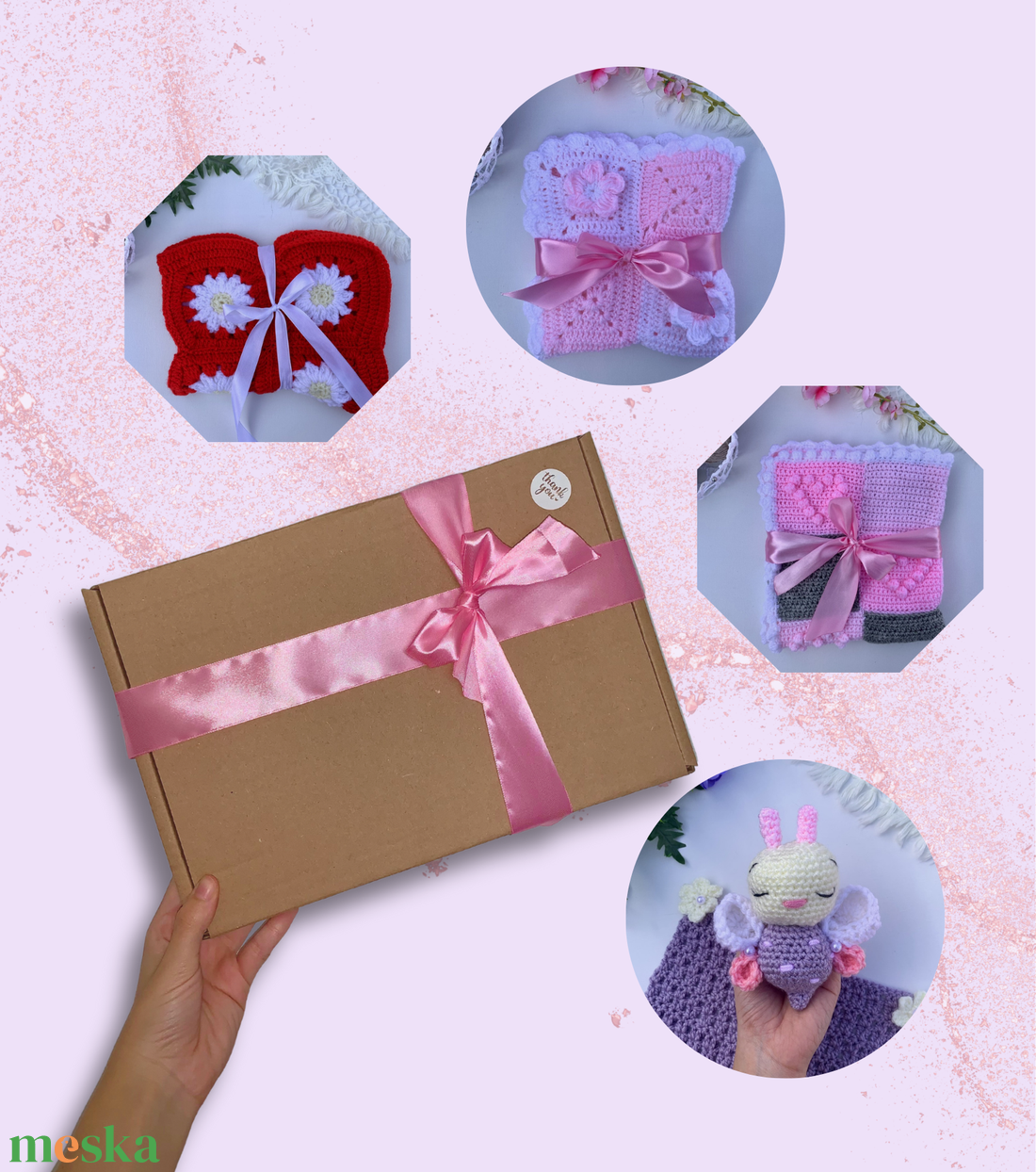 Horgolt baba mystery box - játék & sport - babalátogató ajándékcsomag - Meska.hu Horgolt baba mystery box - játék & sport - babalátogató ajándékcsomag - Meska.hu