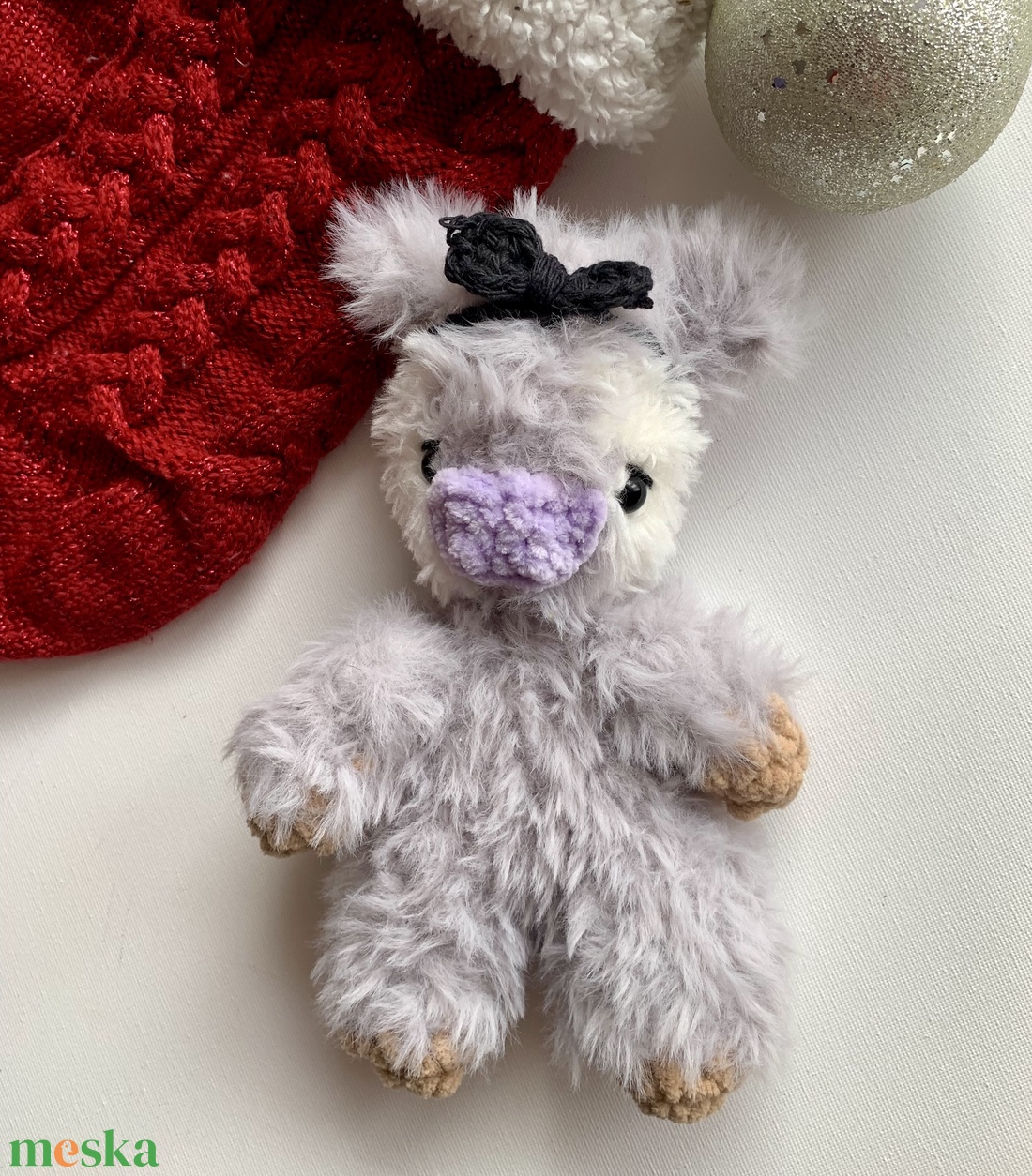 Horgolt puha boci plüss alvóka - játék & sport - 3 éves kor alattiaknak - alvóka & rongyi - Meska.hu