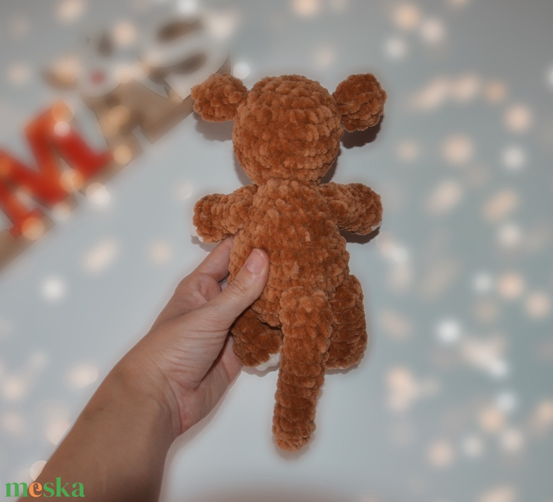 Horgolt kis oroszlán plüss gyerekeknek - játék & sport - plüssállat & játékfigura - plüss mesefigurák - Meska.hu