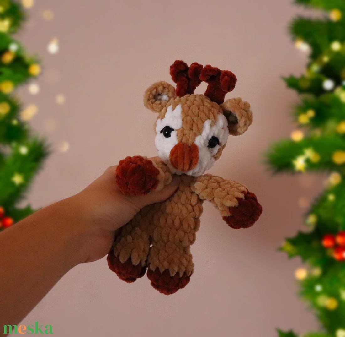 Horgolt őzike alvókák több színben - játék & sport - 3 éves kor alattiaknak - alvóka & rongyi - Meska.hu