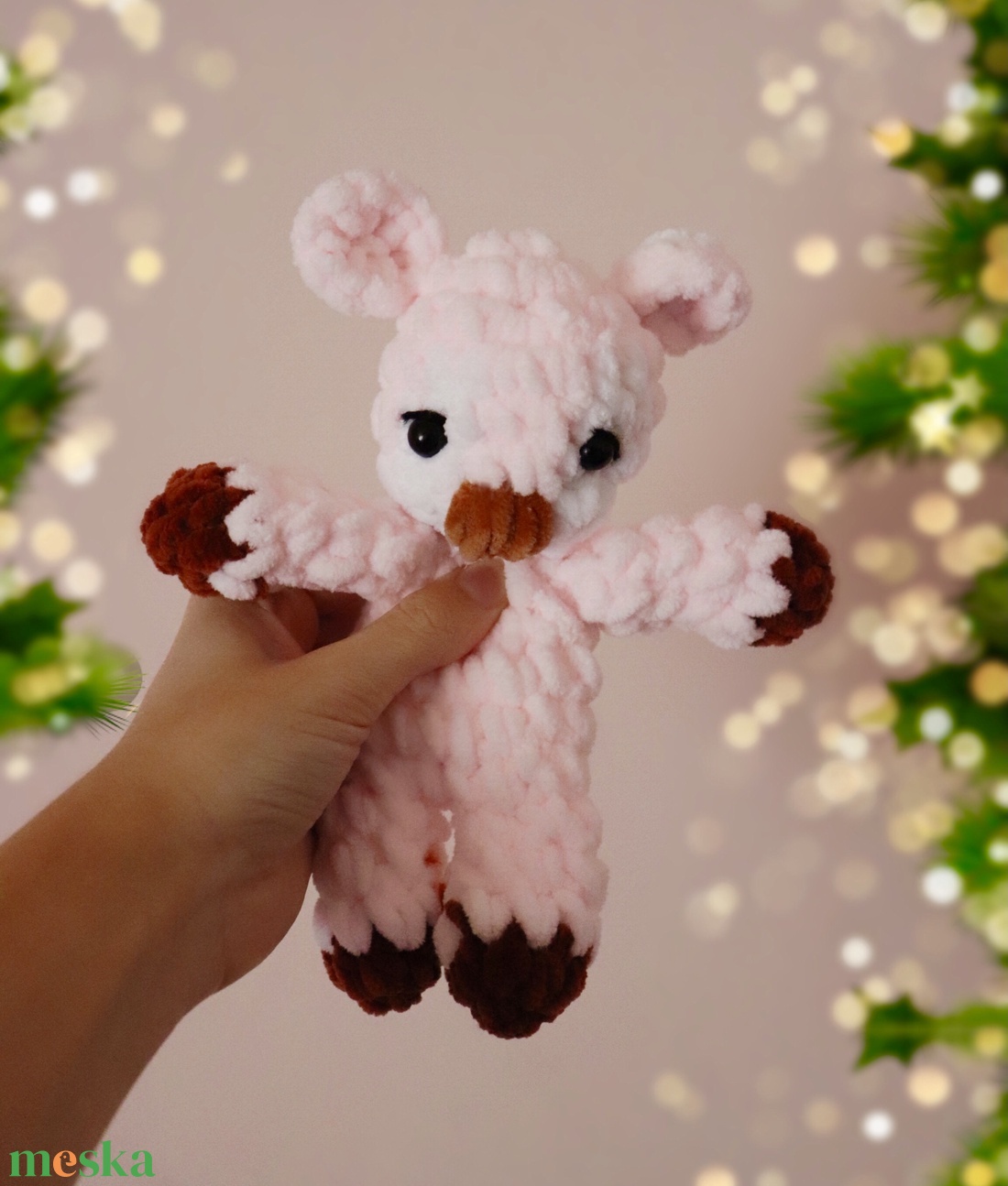 Horgolt őzike alvókák több színben - játék & sport - 3 éves kor alattiaknak - alvóka & rongyi - Meska.hu