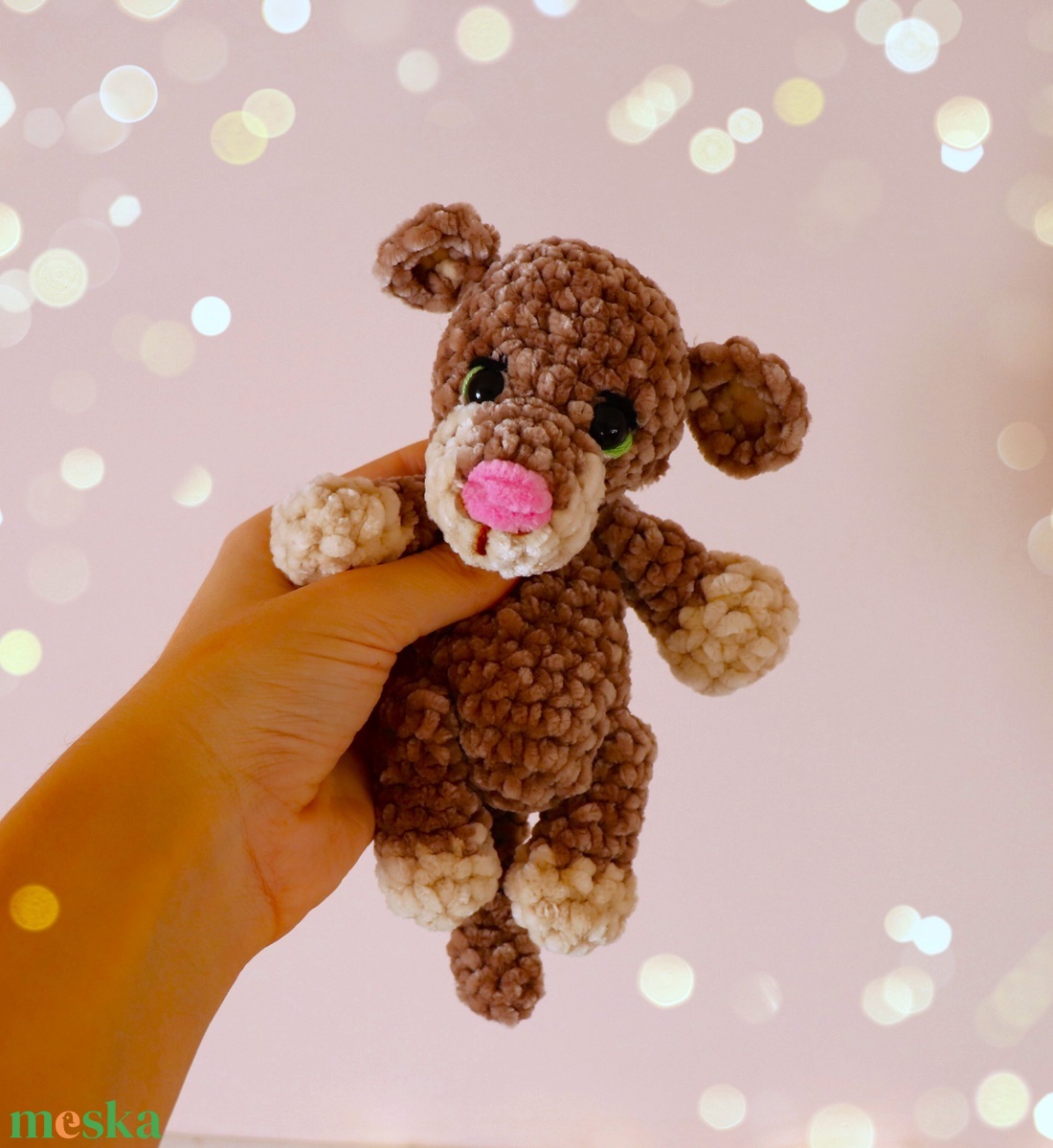 Horgolt kis oroszlán plüss amigurumi - játék & sport - plüssállat & játékfigura - más figura - Meska.hu