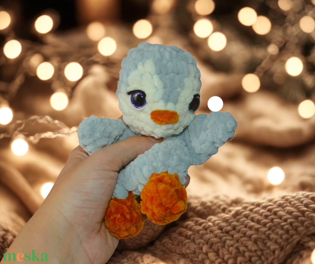 Horgolt pingvin alvóka plüss babáknak - játék & sport - Meska.hu