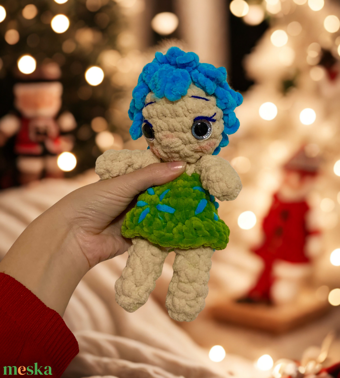 Horgolt Agymanók Derű amigurumi baba  - játék & sport - plüssállat & játékfigura - plüss mesefigurák - Meska.hu