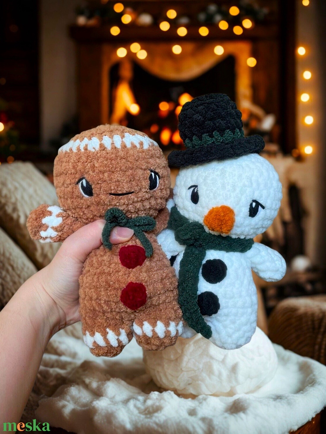 Horgolt karácsonyi plüssök gyerekeknek - játék & sport - plüssállat & játékfigura - plüss mesefigurák - Meska.hu