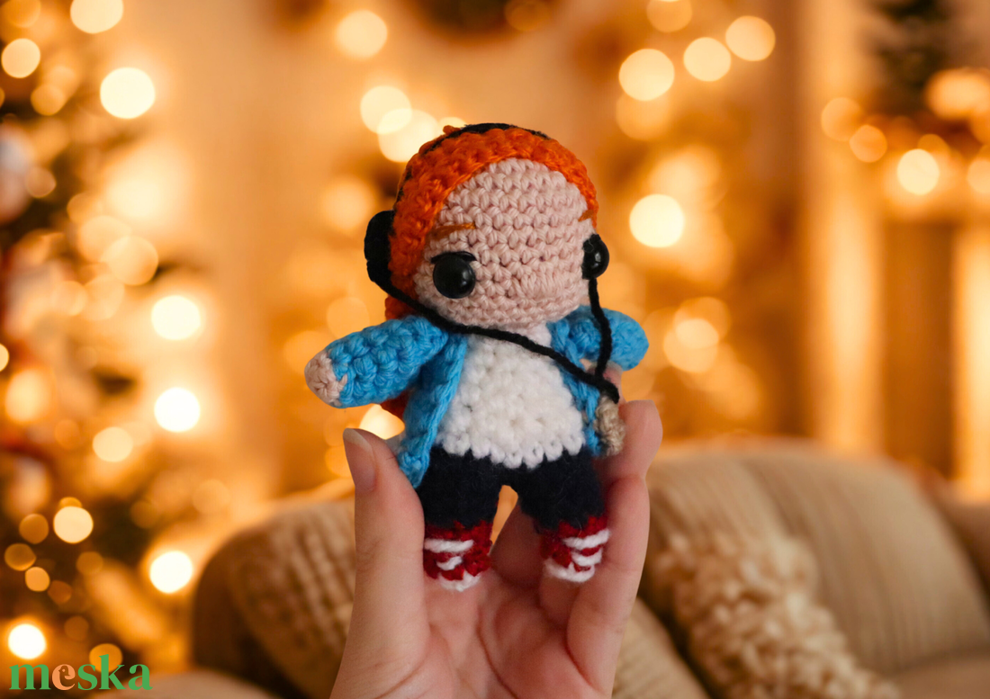Horgolt Stranger Things Max amigurumi figura - játék & sport - plüssállat & játékfigura - plüss mesefigurák - Meska.hu