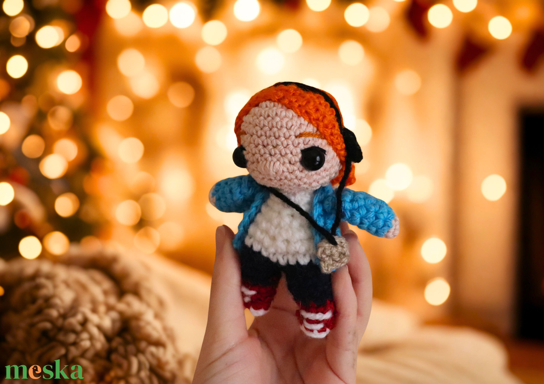 Horgolt Stranger Things Max amigurumi figura - játék & sport - plüssállat & játékfigura - plüss mesefigurák - Meska.hu