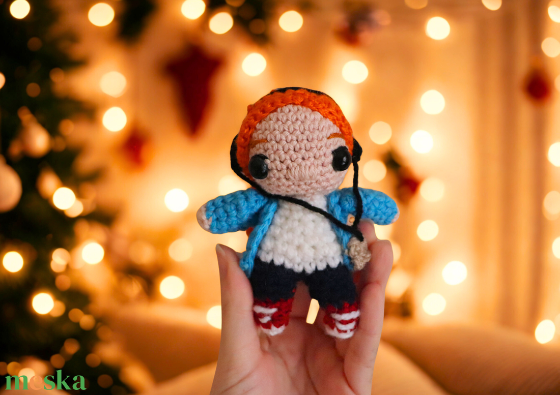 Horgolt Stranger Things Max amigurumi figura - játék & sport - plüssállat & játékfigura - plüss mesefigurák - Meska.hu