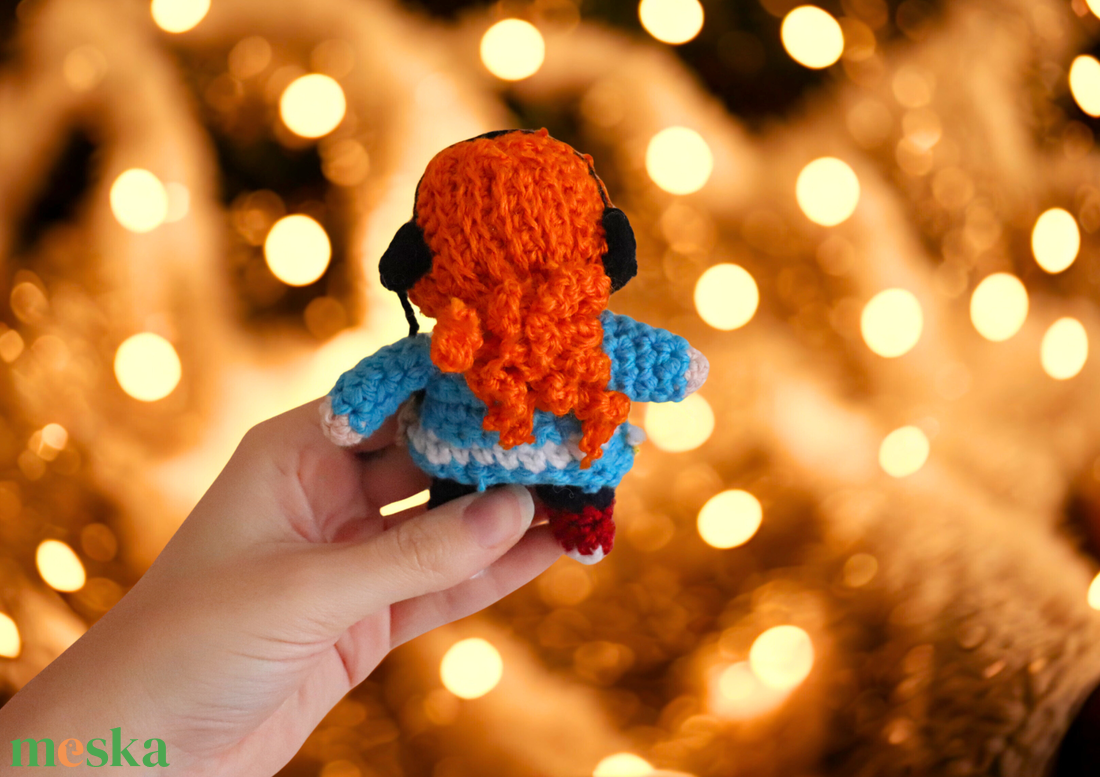 Horgolt Stranger Things Max amigurumi figura - játék & sport - plüssállat & játékfigura - plüss mesefigurák - Meska.hu