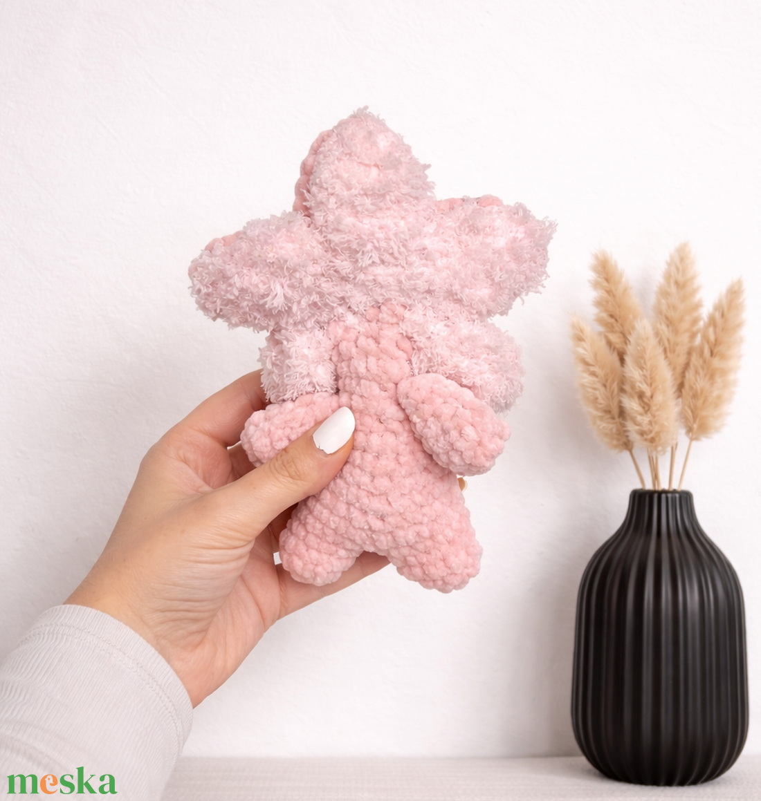 Horgolt rózsaszín demogorgon plüss  - játék & sport - plüssállat & játékfigura - más figura - Meska.hu