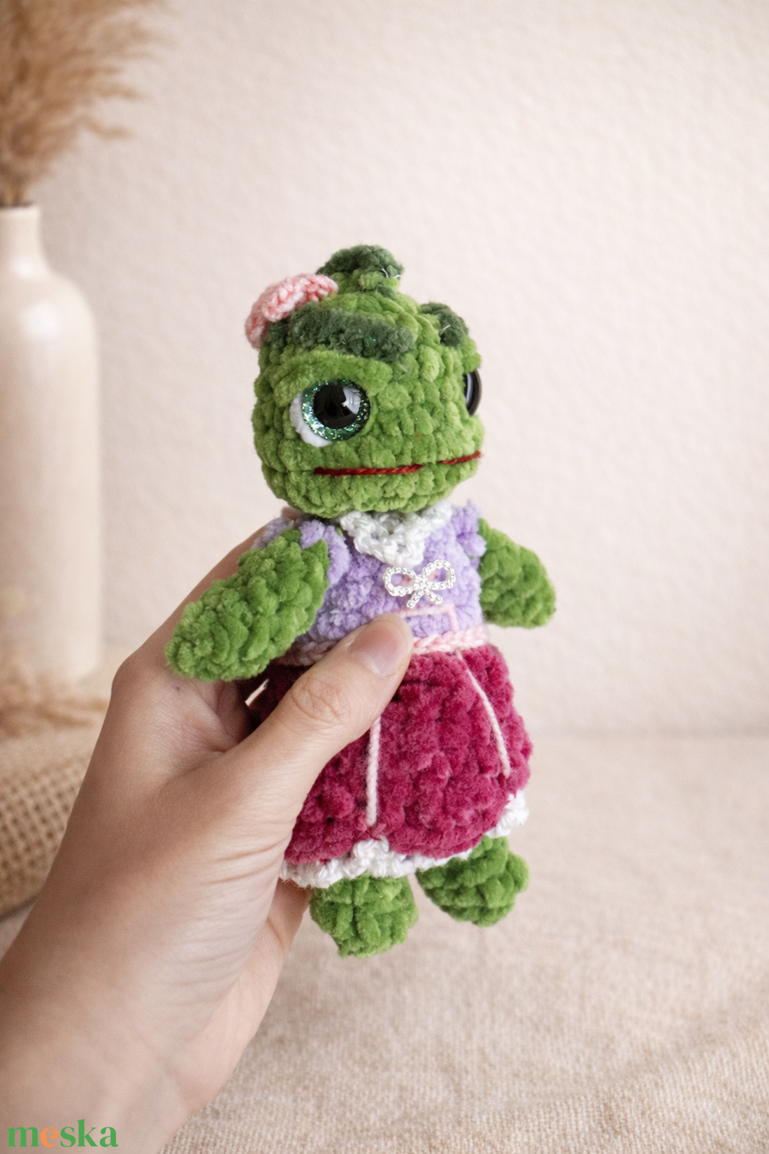 Horgolt Pascal plüss gyerekeknek - játék & sport - plüssállat & játékfigura - plüss mesefigurák - Meska.hu