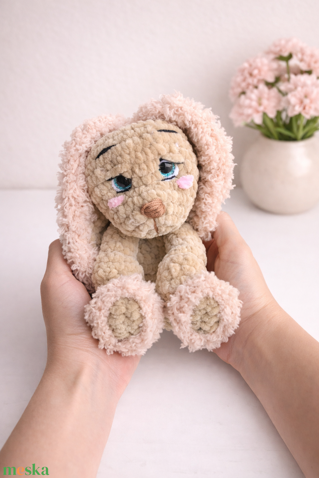 Horgolt spániel kiskutya plüss gyerekeknek - játék & sport - plüssállat & játékfigura - kutya - Meska.hu