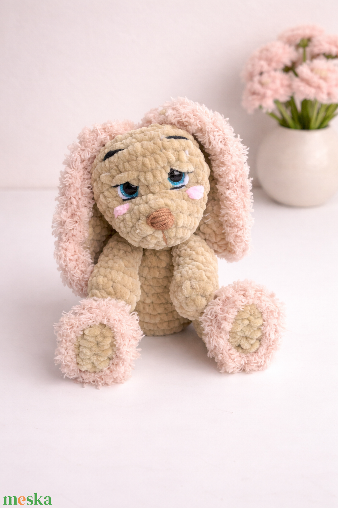 Horgolt spániel kiskutya plüss gyerekeknek - játék & sport - plüssállat & játékfigura - kutya - Meska.hu