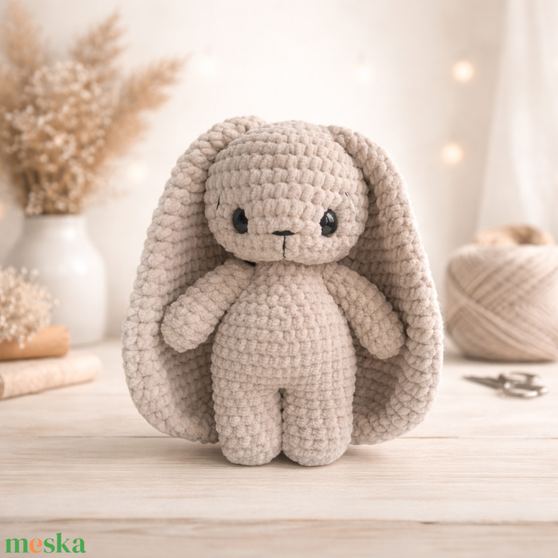 Horgolt nyuszi plüssök több színben - játék & sport - plüssállat & játékfigura - nyuszi - Meska.hu