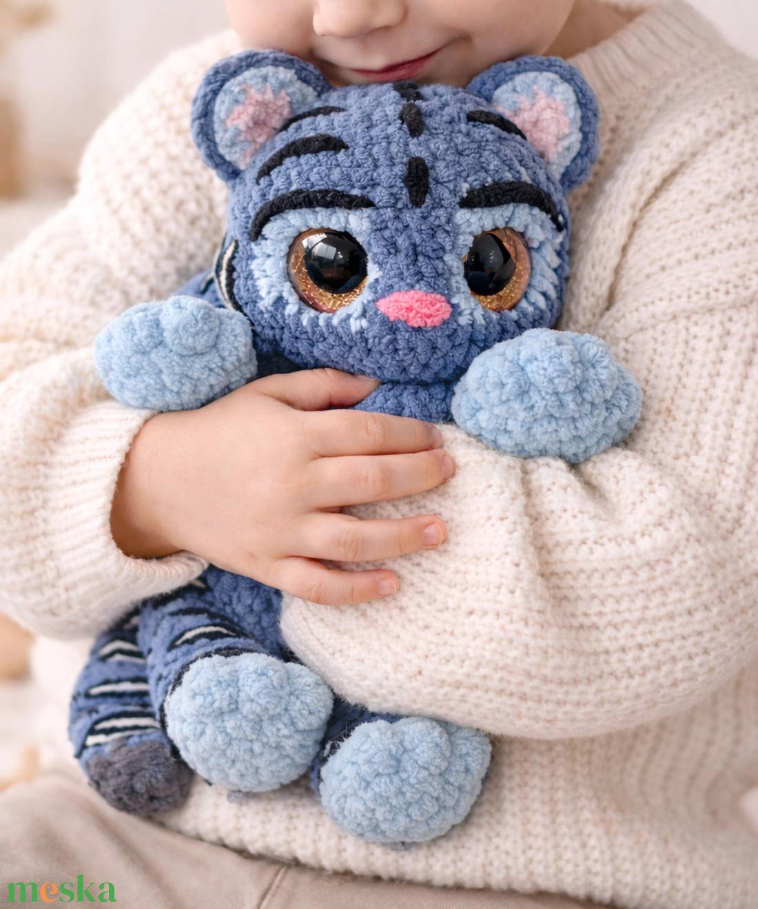 Horgolt Derpy tigris inspirálta plüss - játék & sport - plüssállat & játékfigura - plüss mesefigurák - Meska.hu