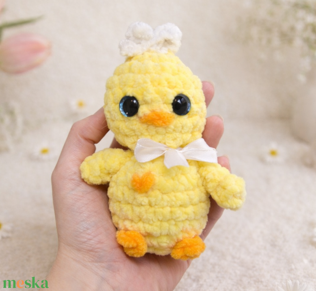Horgolt húsvéti kis csibe plüss gyerekeknek - játék & sport - plüssállat & játékfigura - más figura - Meska.hu