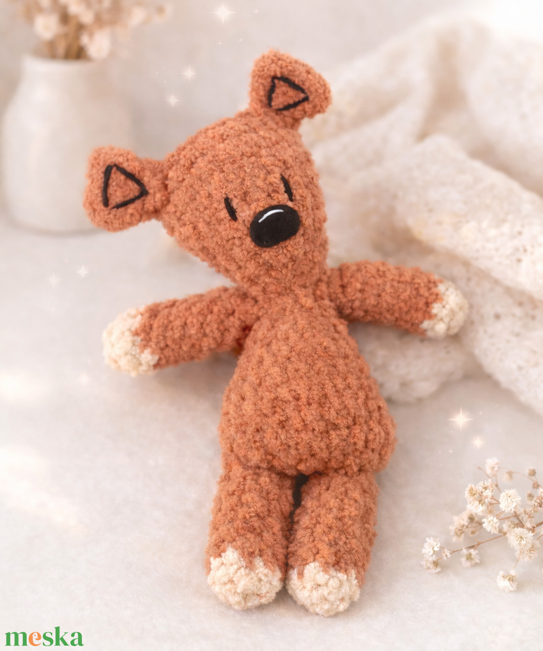 Horgolt Mr. Bean Teddy maci plüss - játék & sport - plüssállat & játékfigura - maci - Meska.hu