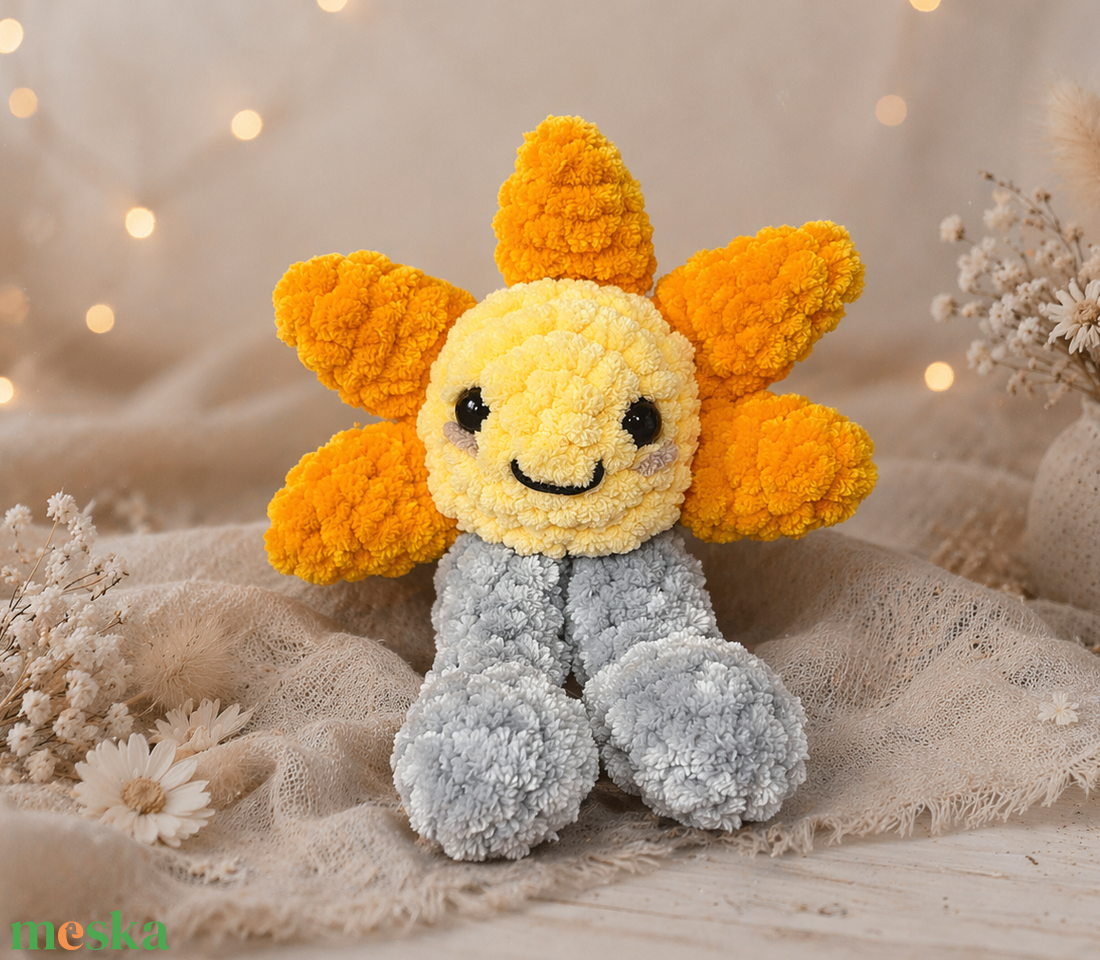 Horgolt napocska plüss gyerekeknek - játék & sport - plüssállat & játékfigura - plüss mesefigurák - Meska.hu