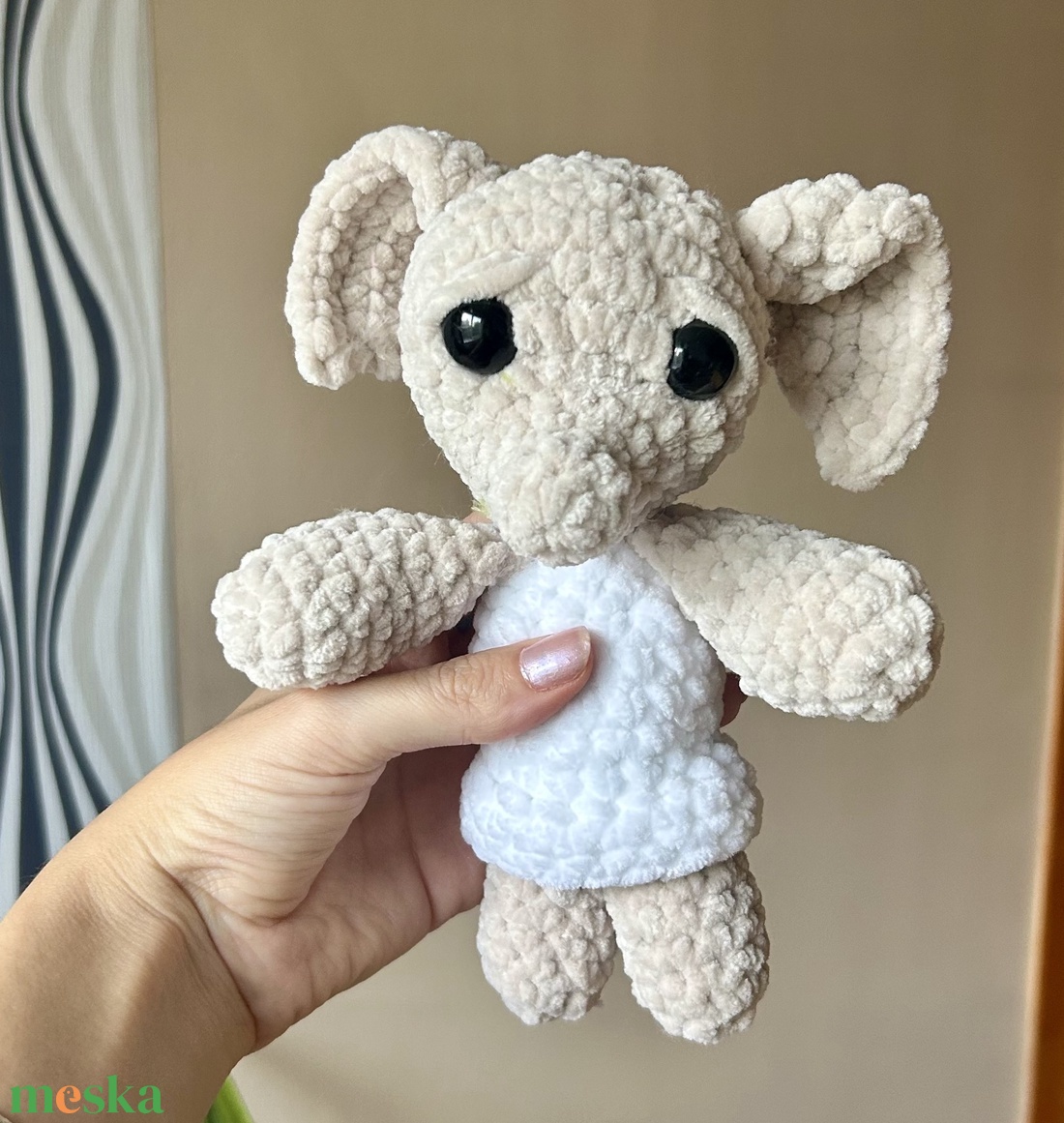 Horgolt Dobby inspirálta plüss  - játék & sport - plüssállat & játékfigura - manócska - Meska.hu