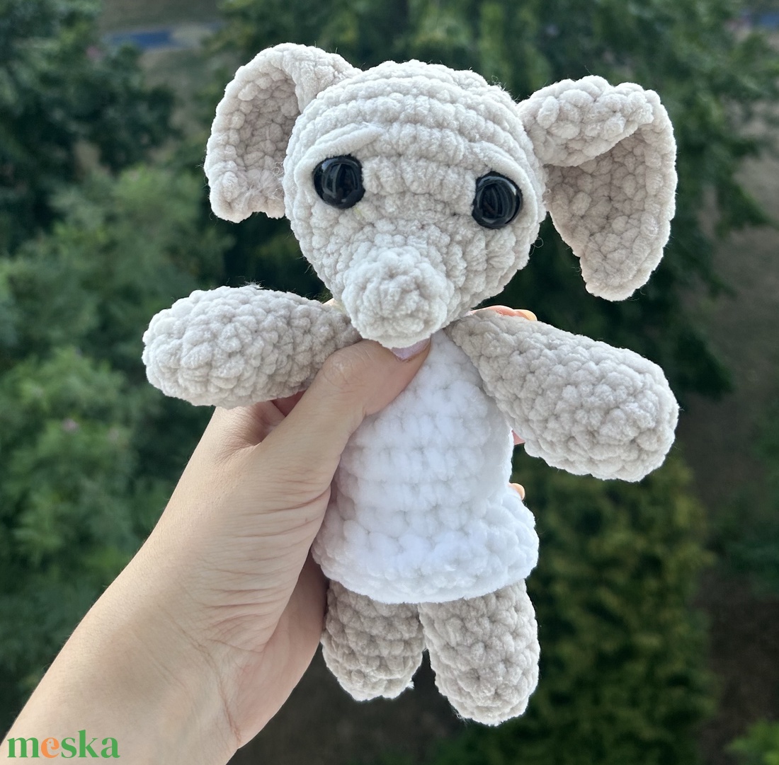 Horgolt Dobby inspirálta plüss  - játék & sport - plüssállat & játékfigura - manócska - Meska.hu