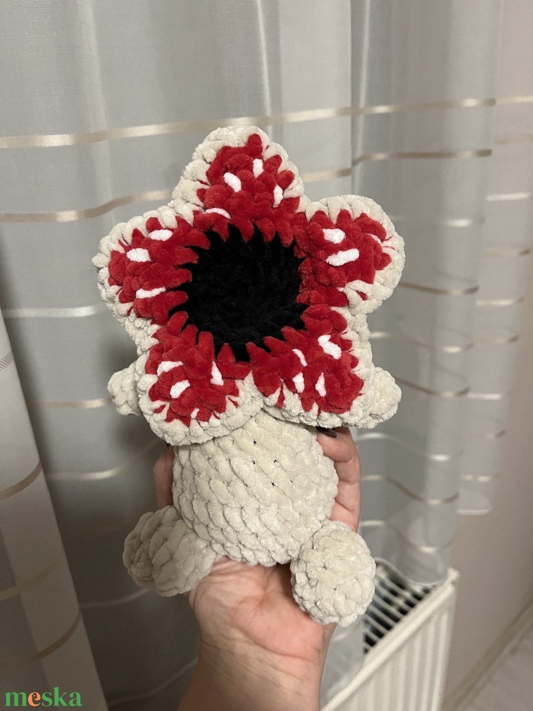 Horgolt plüss Baby Demogorgon figura � kézzel készült, egyedi ajándék - játék & sport - plüssállat & játékfigura - plüss mesefigurák - Meska.hu