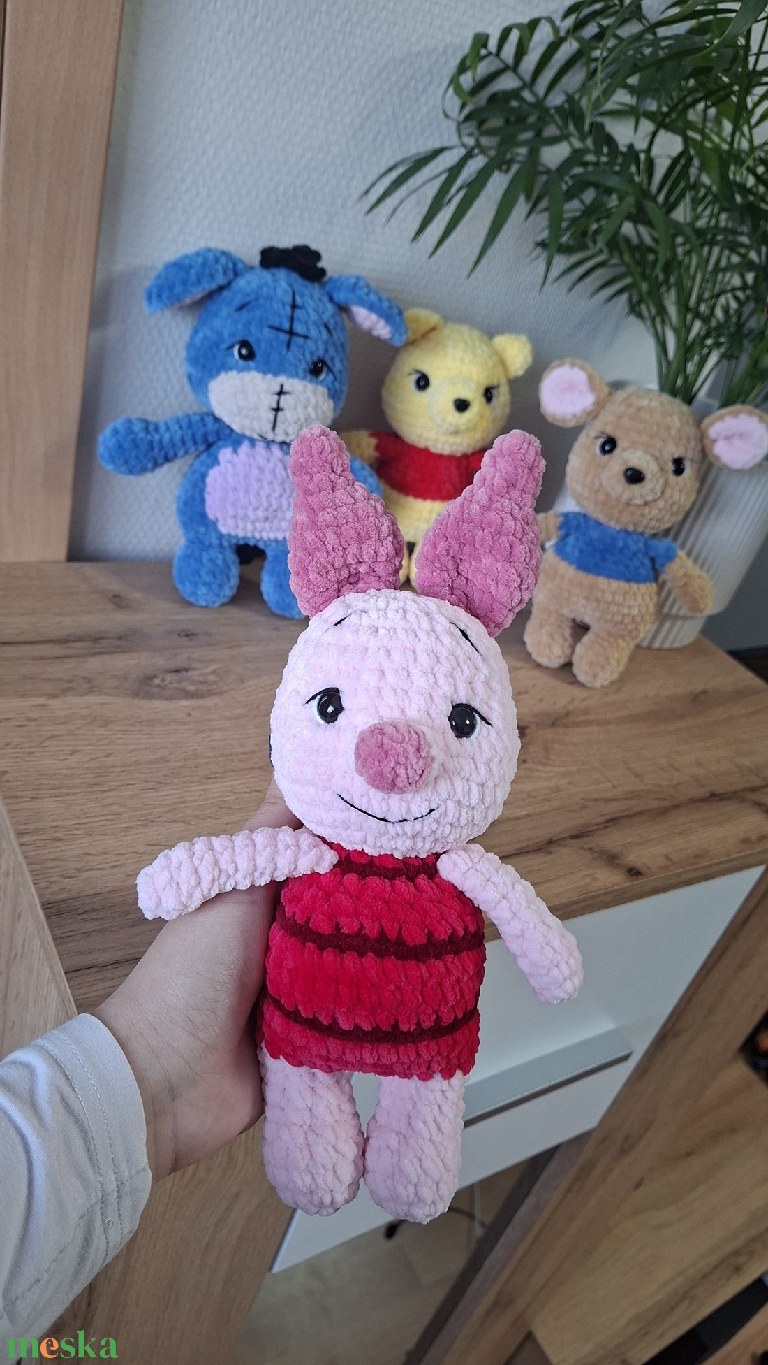 Horgolt malacka - játék & sport - plüssállat & játékfigura - más figura - Meska.hu