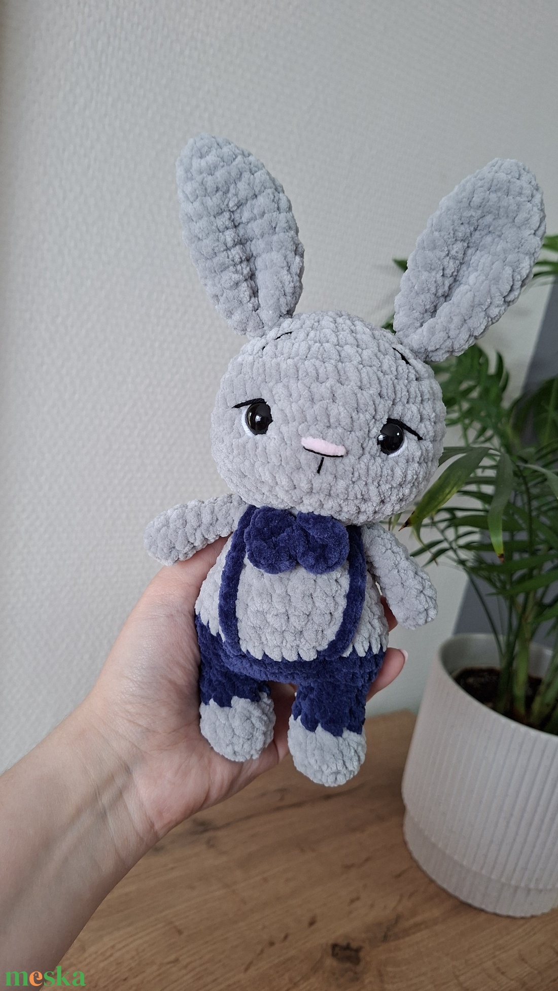 Szerelmes nyuszipár horgolásminta - diy (csináld magad) - szabásminta, útmutató - horgolási minta - Meska.hu