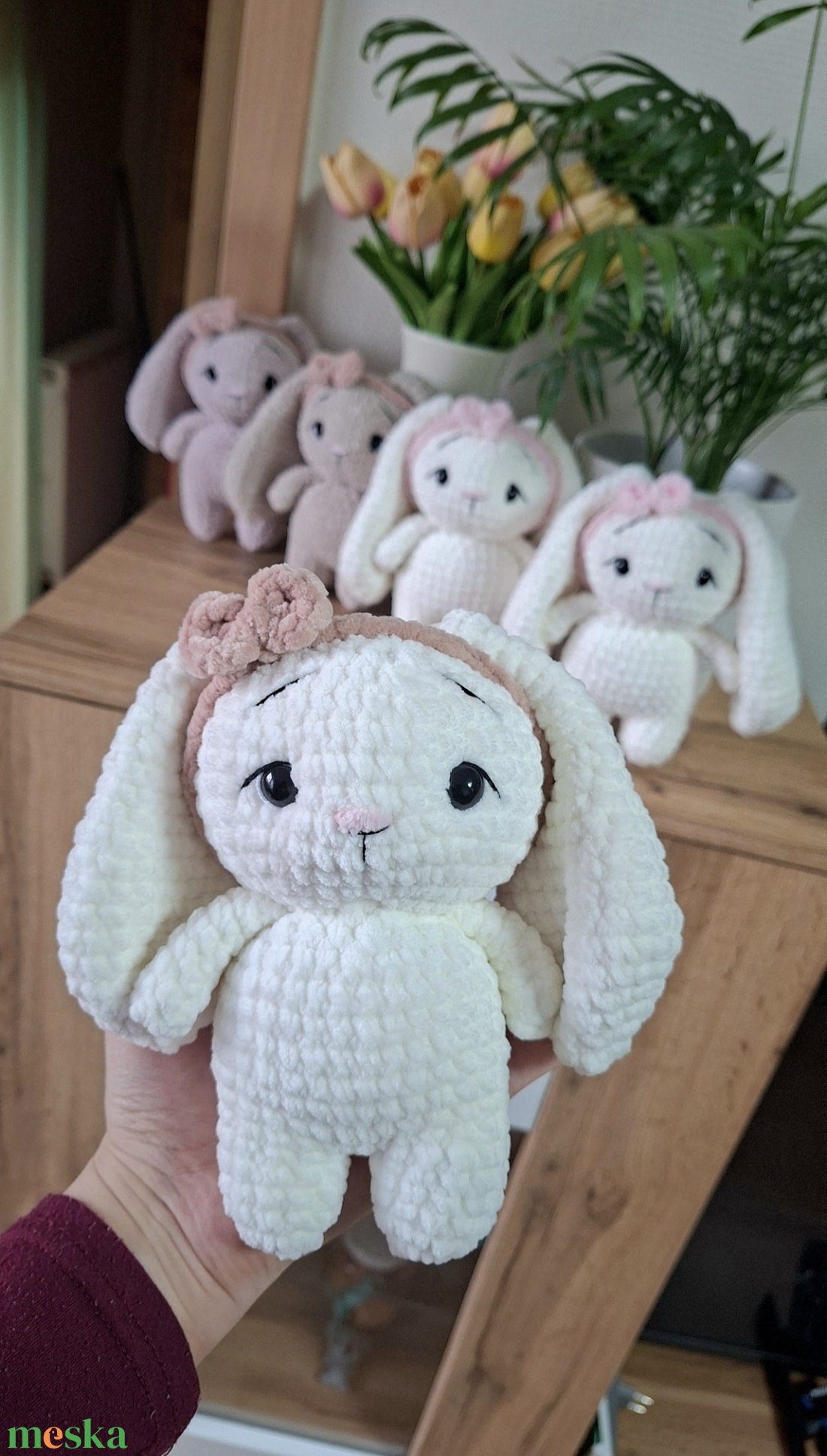 Hosszúfülű nyuszi horgolásminta - diy (csináld magad) - szabásminta, útmutató - horgolási minta - Meska.hu