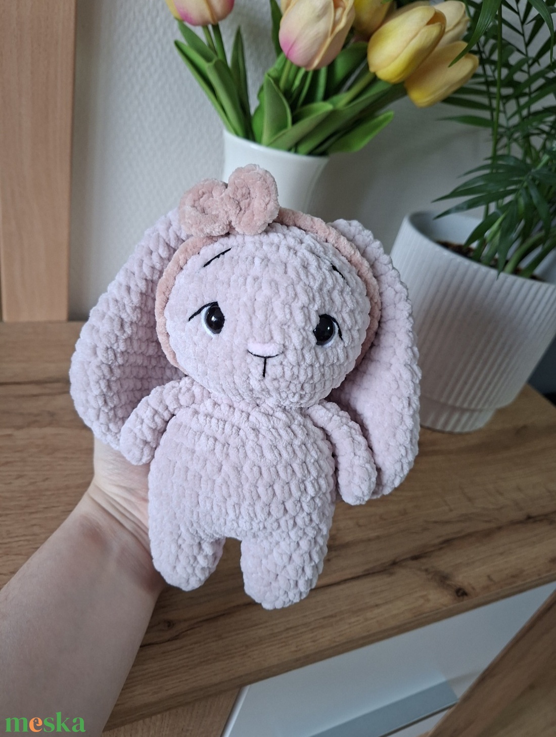 Hosszúfülű nyuszi horgolásminta - diy (csináld magad) - szabásminta, útmutató - horgolási minta - Meska.hu