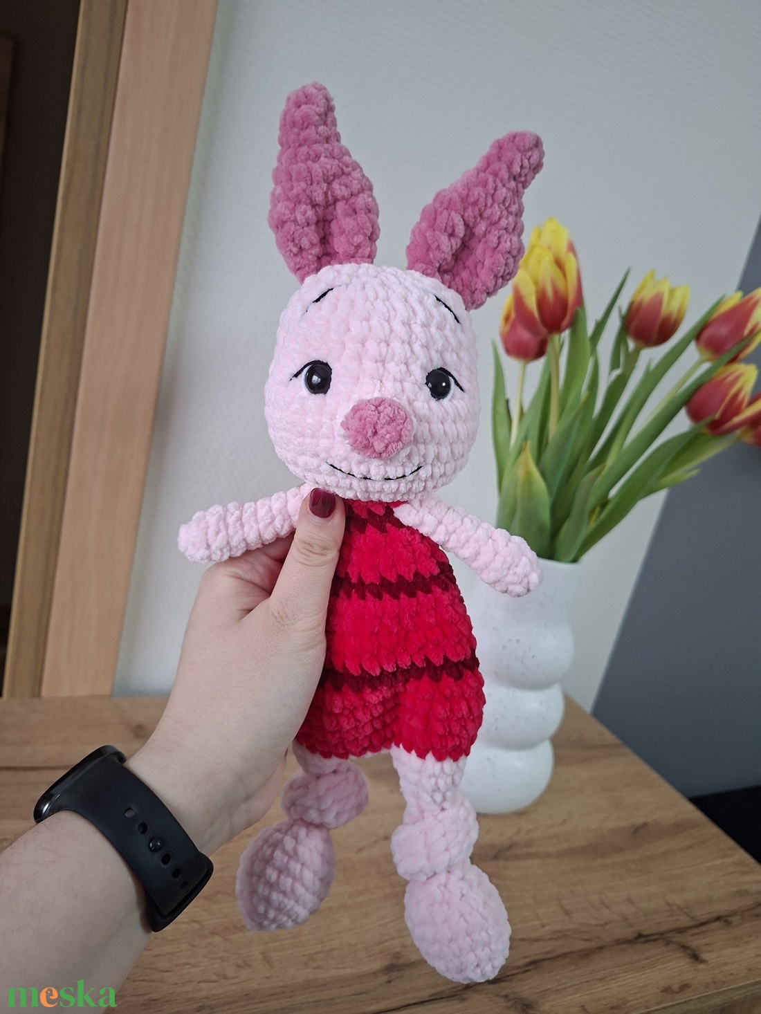 Horgolt Zsebibaba, Malacka, Micimackó alvópajti - játék & sport - plüssállat & játékfigura - más figura - Meska.hu