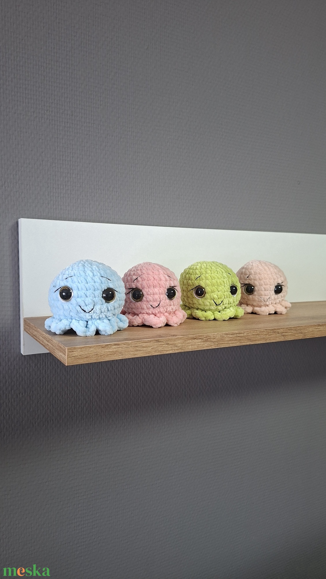 Horgolt polip - játék & sport - plüssállat & játékfigura - más figura - Meska.hu