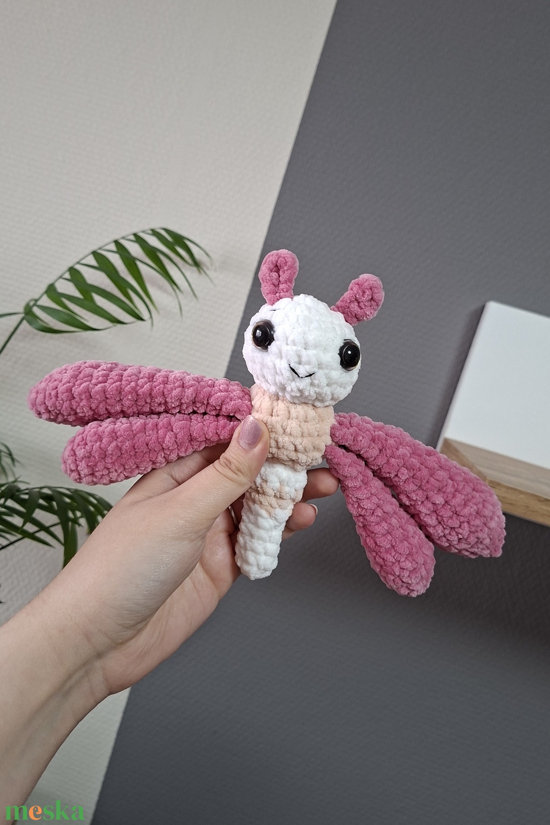 Horgolt szitakötő - játék & sport - plüssállat & játékfigura - más figura - Meska.hu