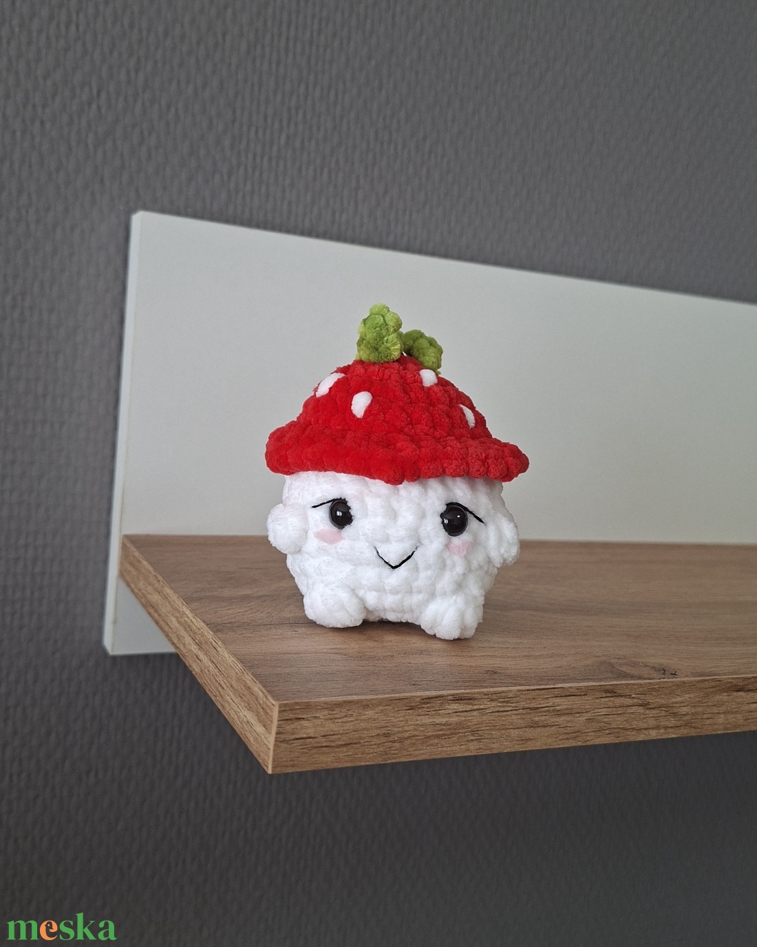 Horgolt mini zsiráf/shrek/eper/nyuszi sapkás gomba - játék & sport - plüssállat & játékfigura - más figura - Meska.hu