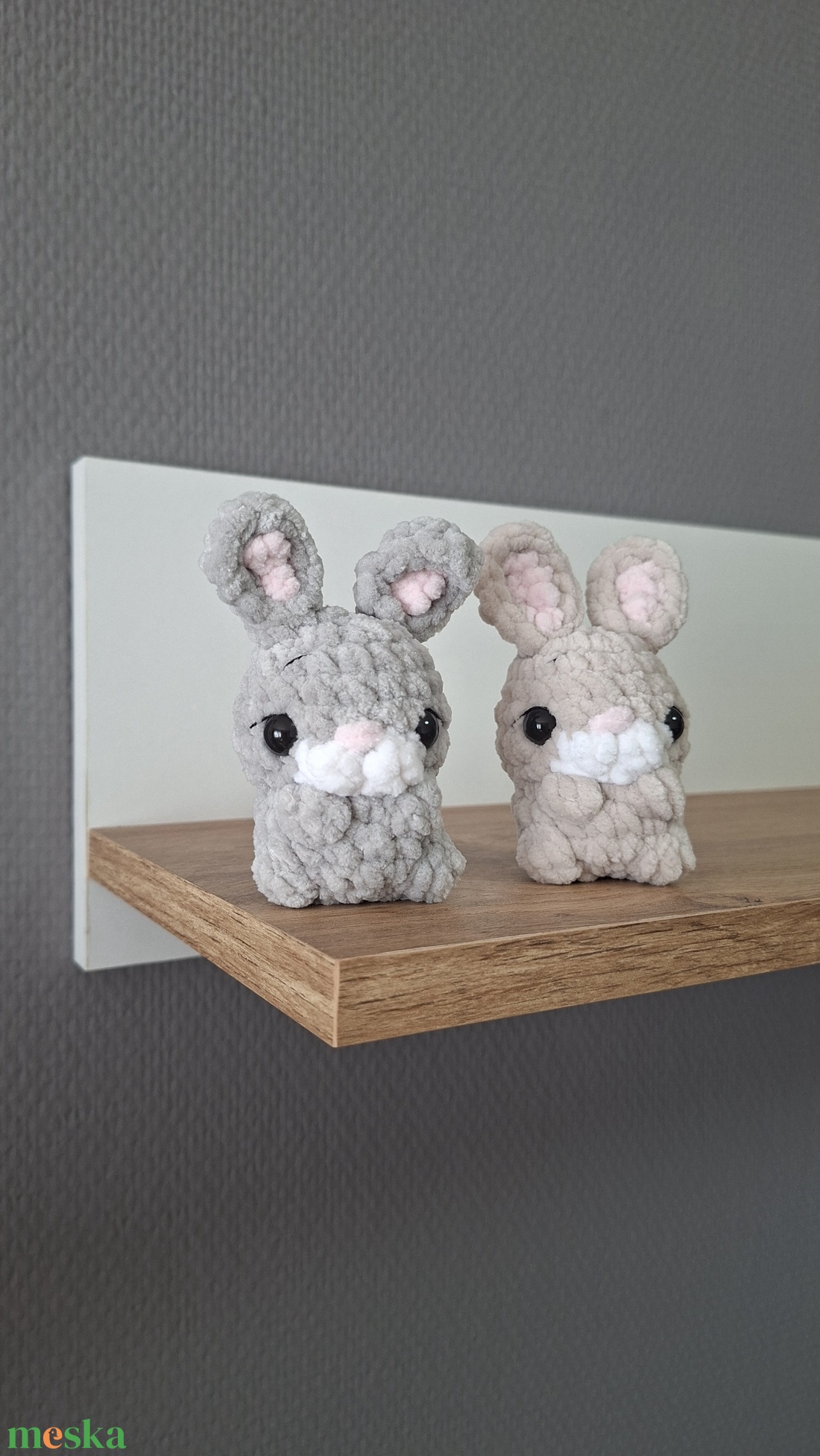 Horgolt mini nyuszi - játék & sport - plüssállat & játékfigura - nyuszi - Meska.hu