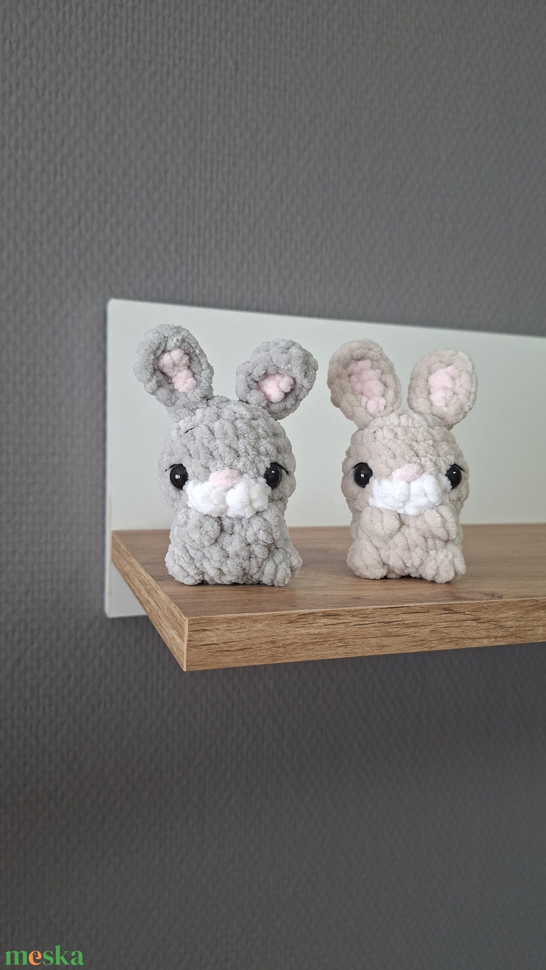 Horgolt mini nyuszi - játék & sport - plüssállat & játékfigura - nyuszi - Meska.hu