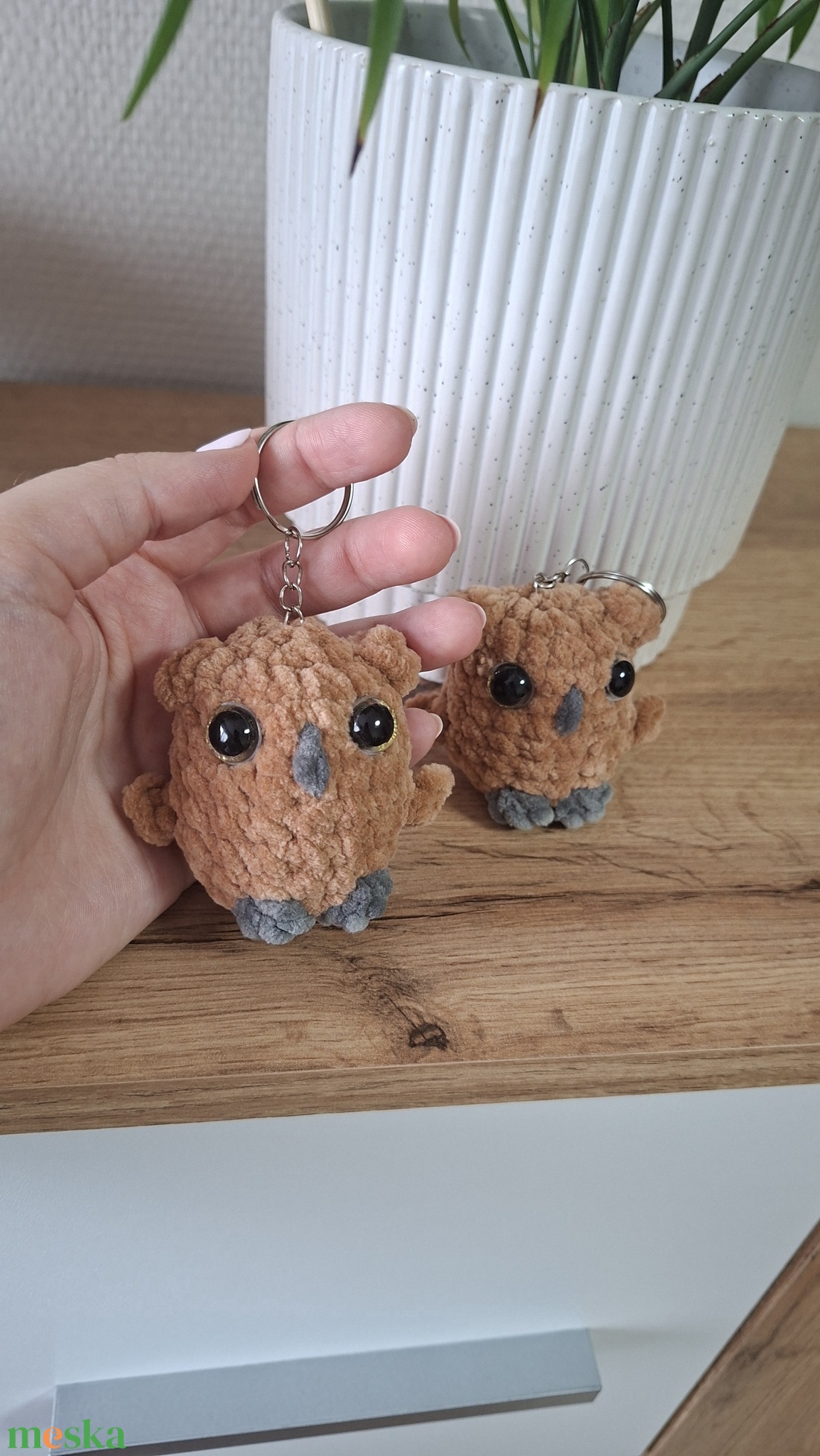 Horgolt bagoly - játék & sport - plüssállat & játékfigura - bagoly - Meska.hu