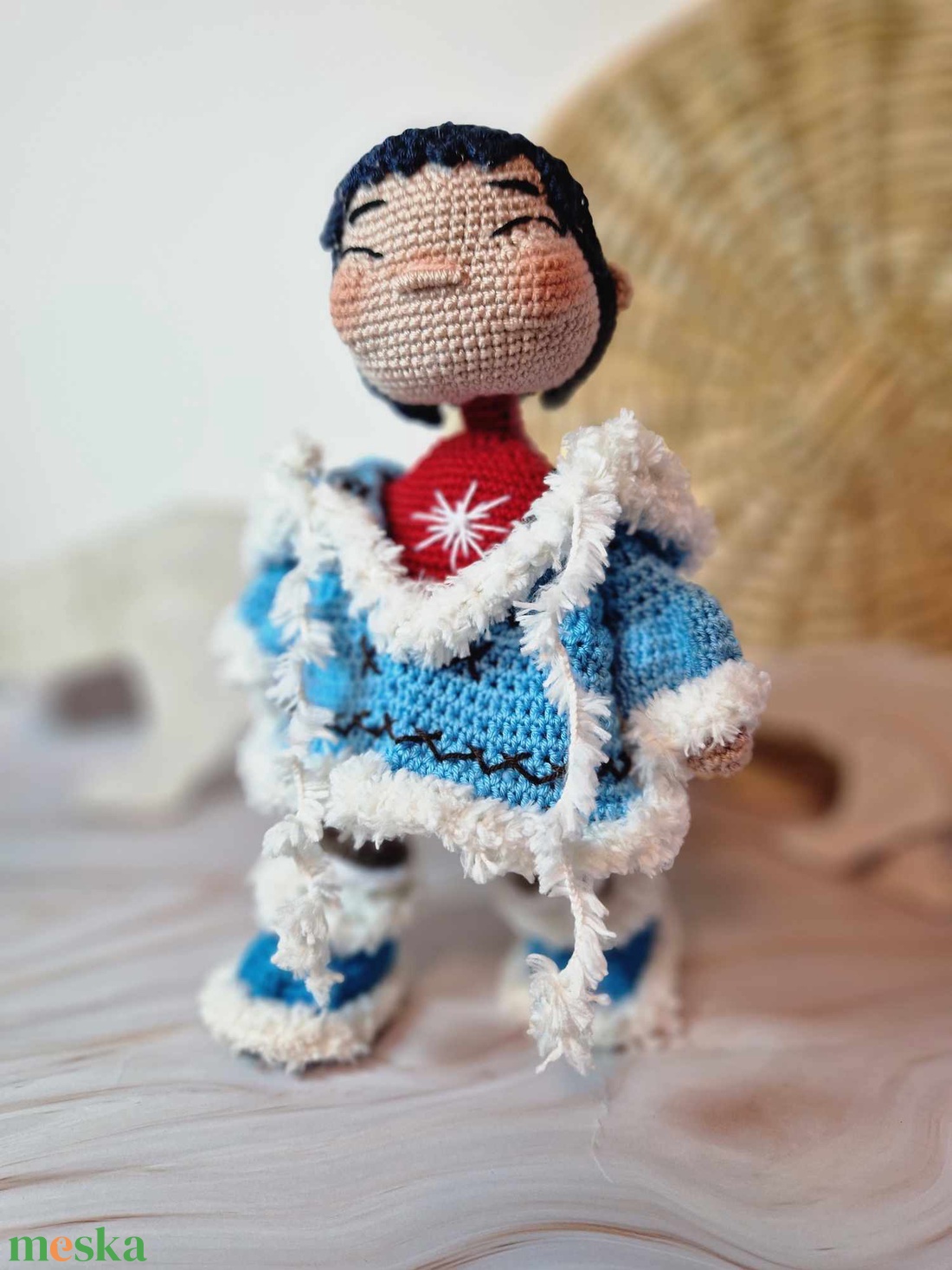 Horgolt baba, horgolás, amigurumi, téli baba, eszkimó baba, kézműves baba - játék & sport - baba & babaház - baba - Meska.hu Horgolt baba, horgolás, amigurumi, téli baba, eszkimó baba, kézműves baba - játék & sport - baba & babaház - baba - Meska.hu