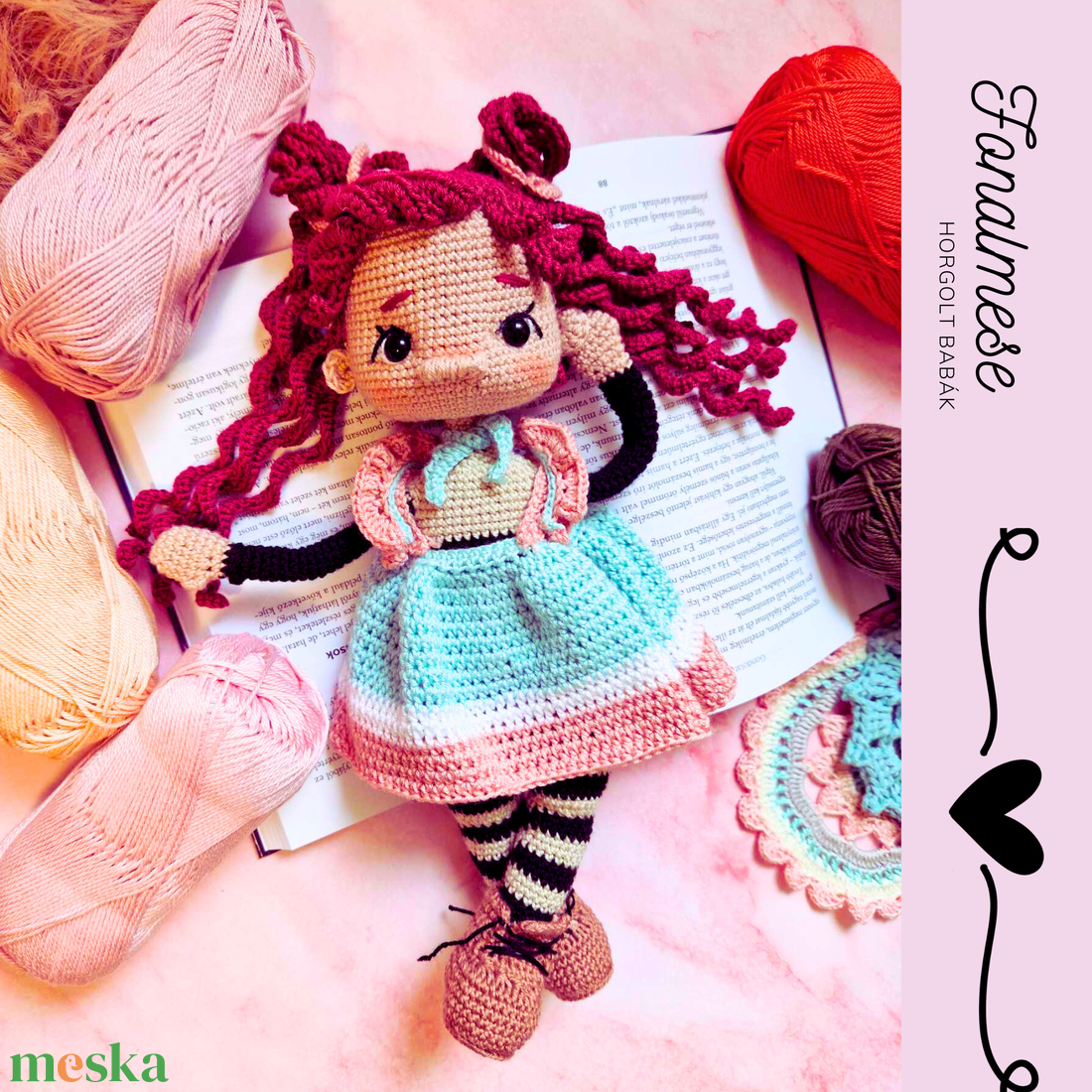 Horgolt baba, horgolás, amigurumi - játék & sport - baba & babaház - baba - Meska.hu Horgolt baba, horgolás, amigurumi - játék & sport - baba & babaház - baba - Meska.hu