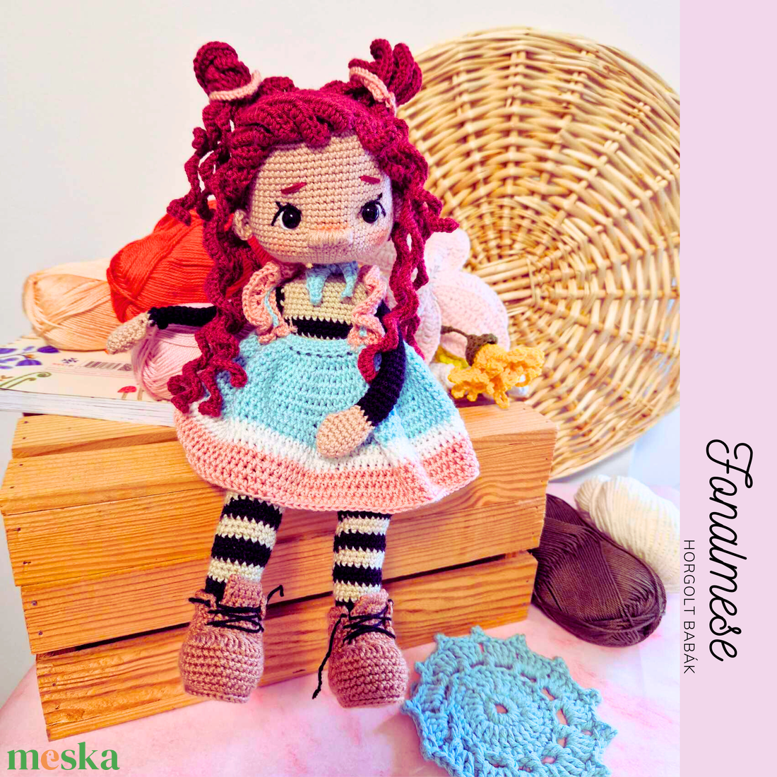 Horgolt baba, horgolás, amigurumi - játék & sport - baba & babaház - baba - Meska.hu Horgolt baba, horgolás, amigurumi - játék & sport - baba & babaház - baba - Meska.hu