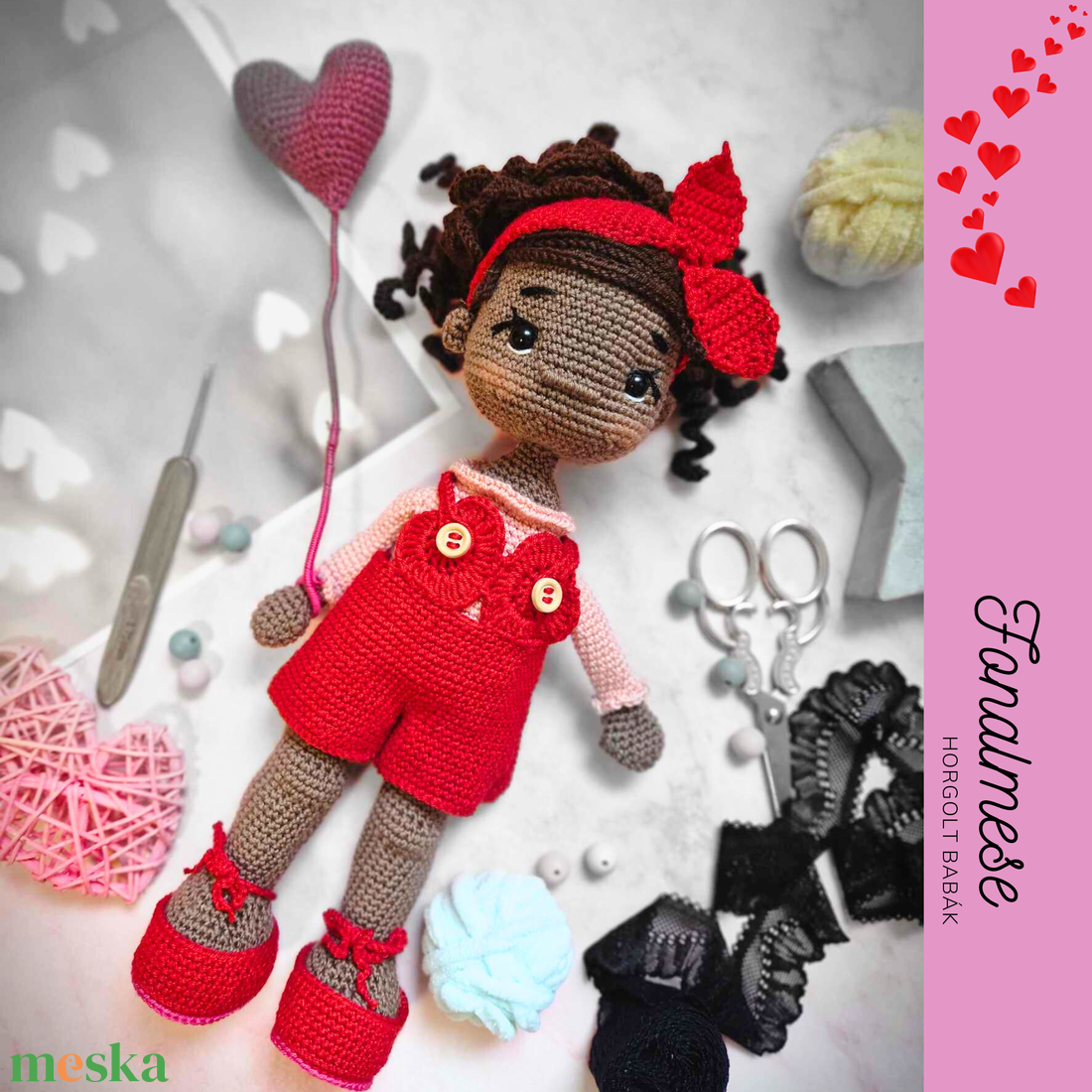 Horgolt baba, horgolás, amigurumi, Valentina - játék & sport - baba & babaház - baba - Meska.hu Horgolt baba, horgolás, amigurumi, Valentina - játék & sport - baba & babaház - baba - Meska.hu