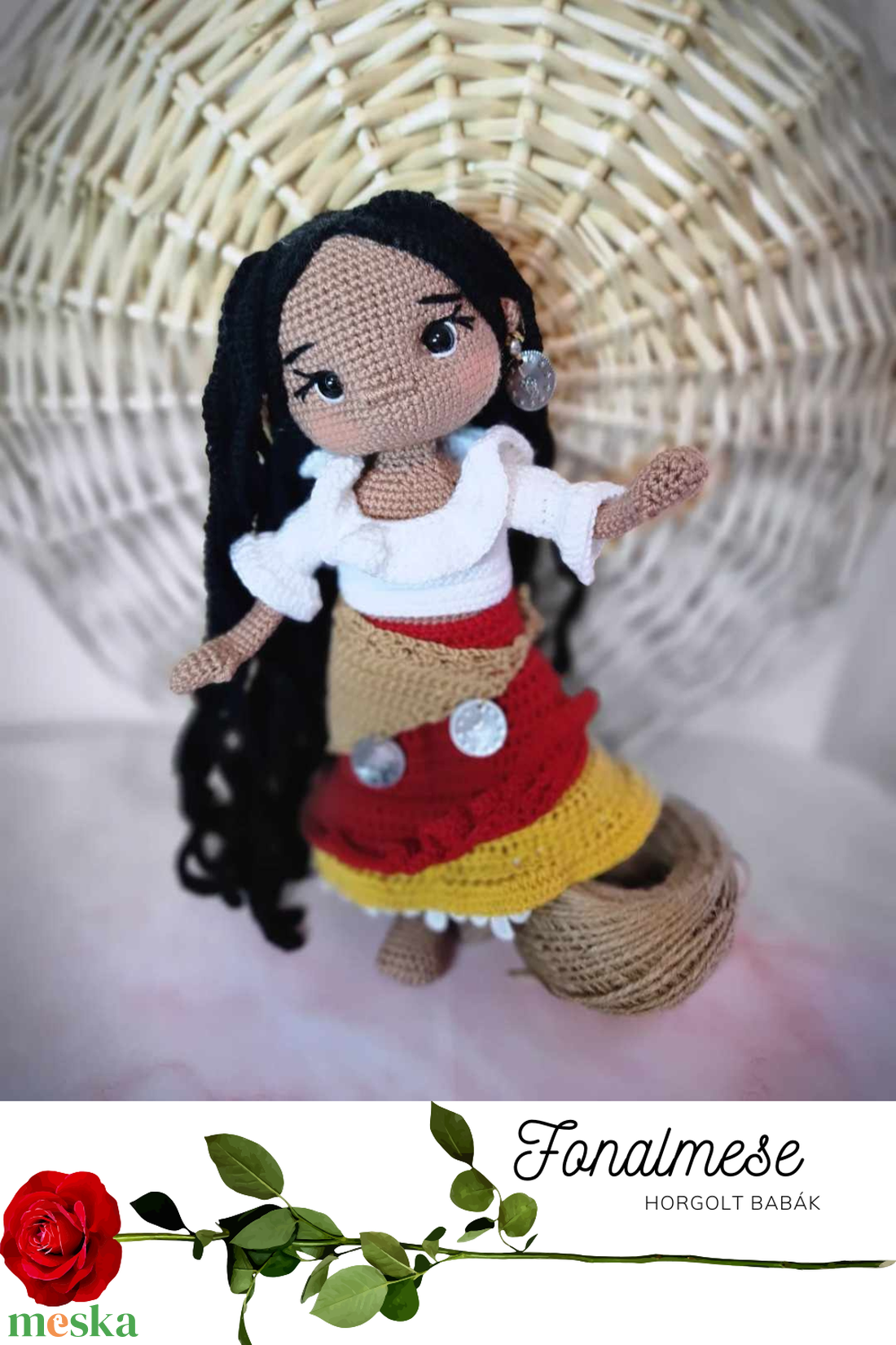 Horgolt baba, horgolás, amigurumi, roma lány baba - játék & sport - plüssállat & játékfigura - ember - Meska.hu Horgolt baba, horgolás, amigurumi, roma lány baba - játék & sport - plüssállat & játékfigura - ember - Meska.hu