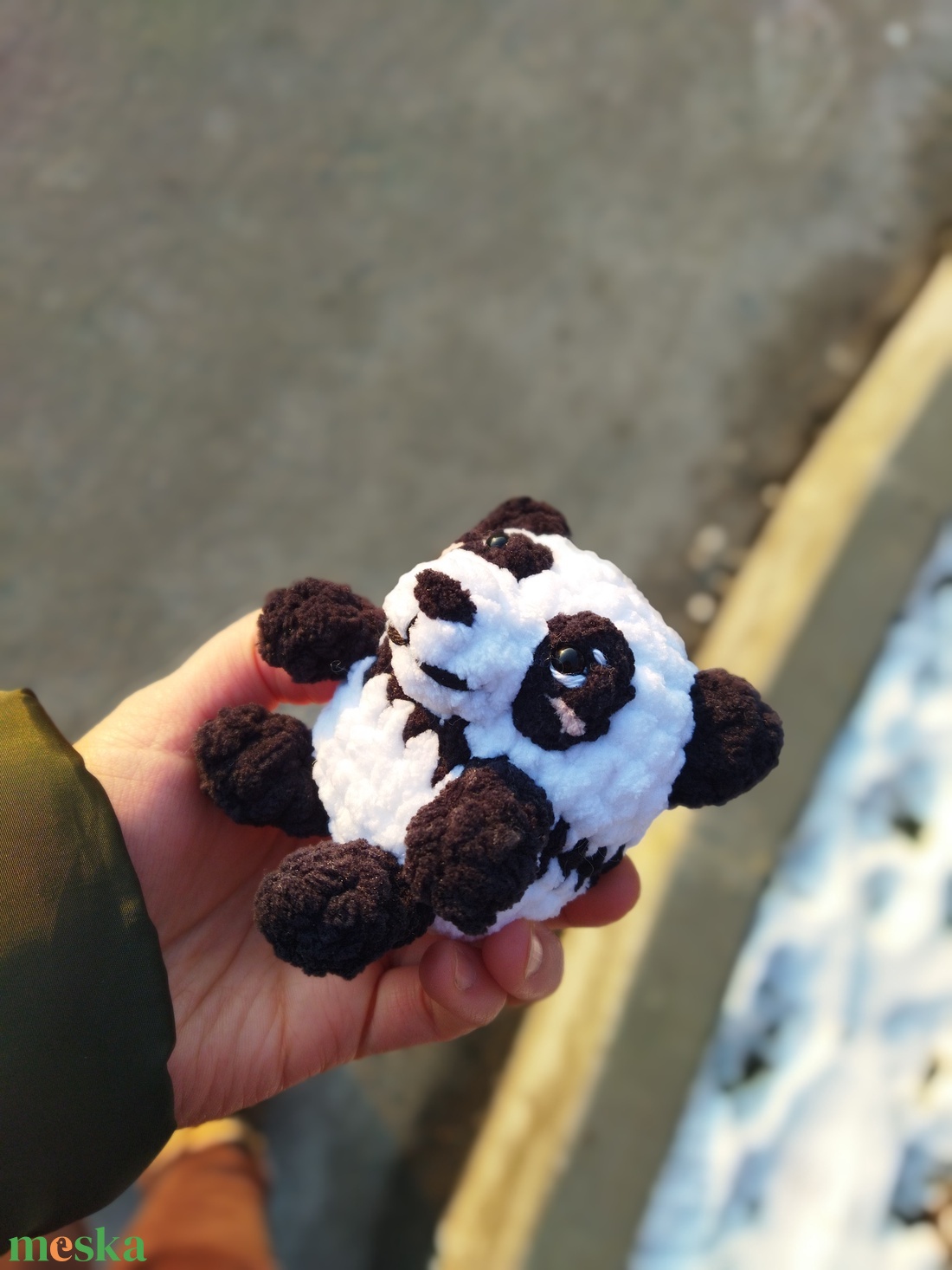 Panda - játék & sport - plüssállat & játékfigura - más figura - Meska.hu