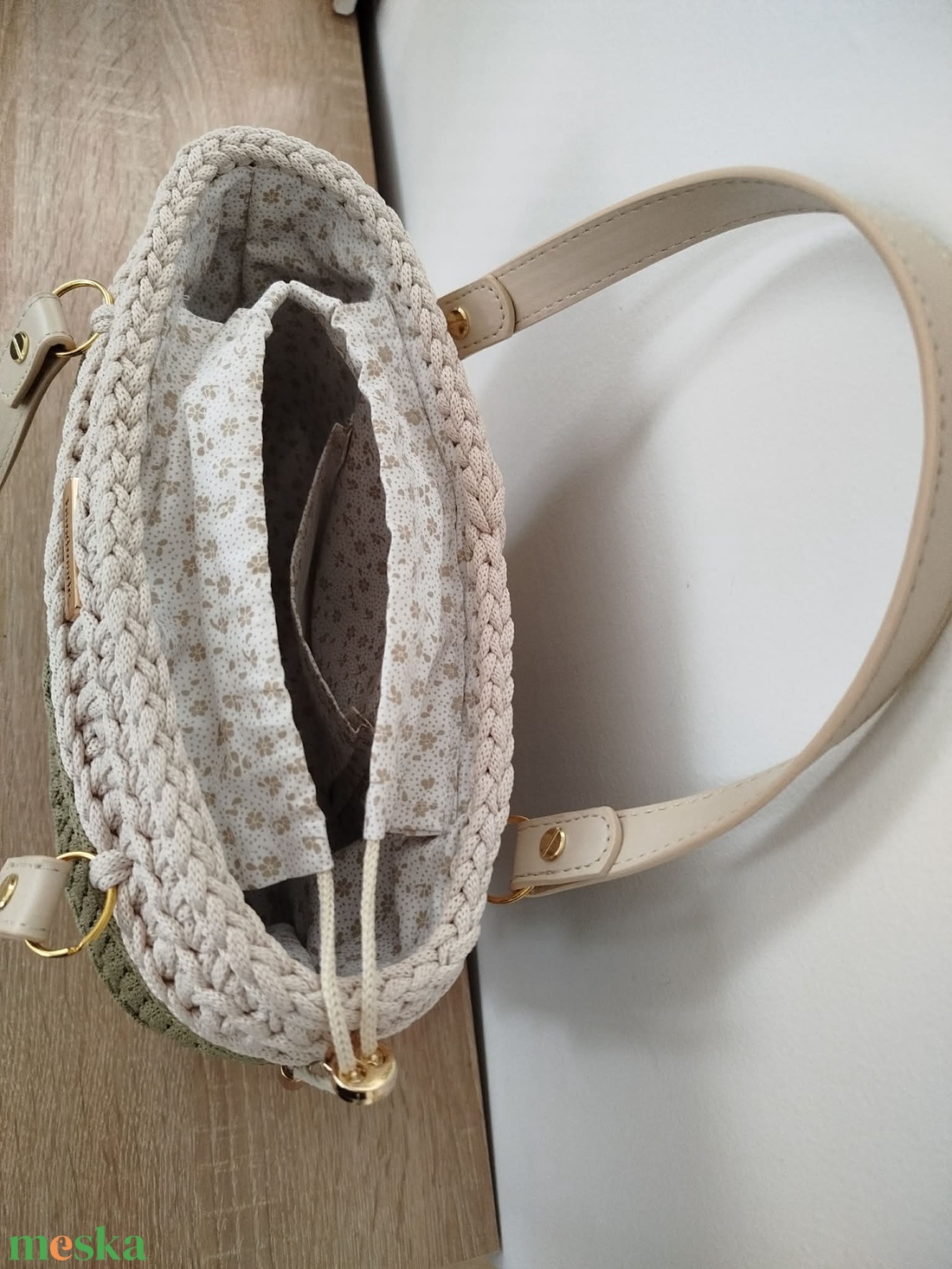 Egyedi horgolt kézi táska - táska & tok - kézitáska & válltáska - kézitáska - Meska.hu