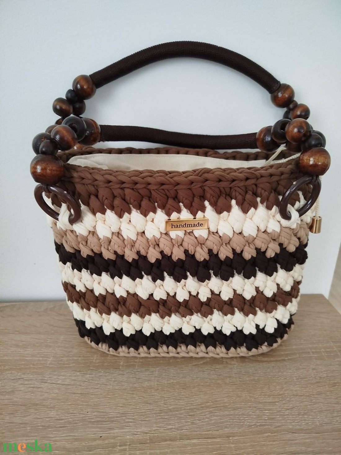 Egyedi horgolt kézi táska - táska & tok - kézitáska & válltáska - kézitáska - Meska.hu